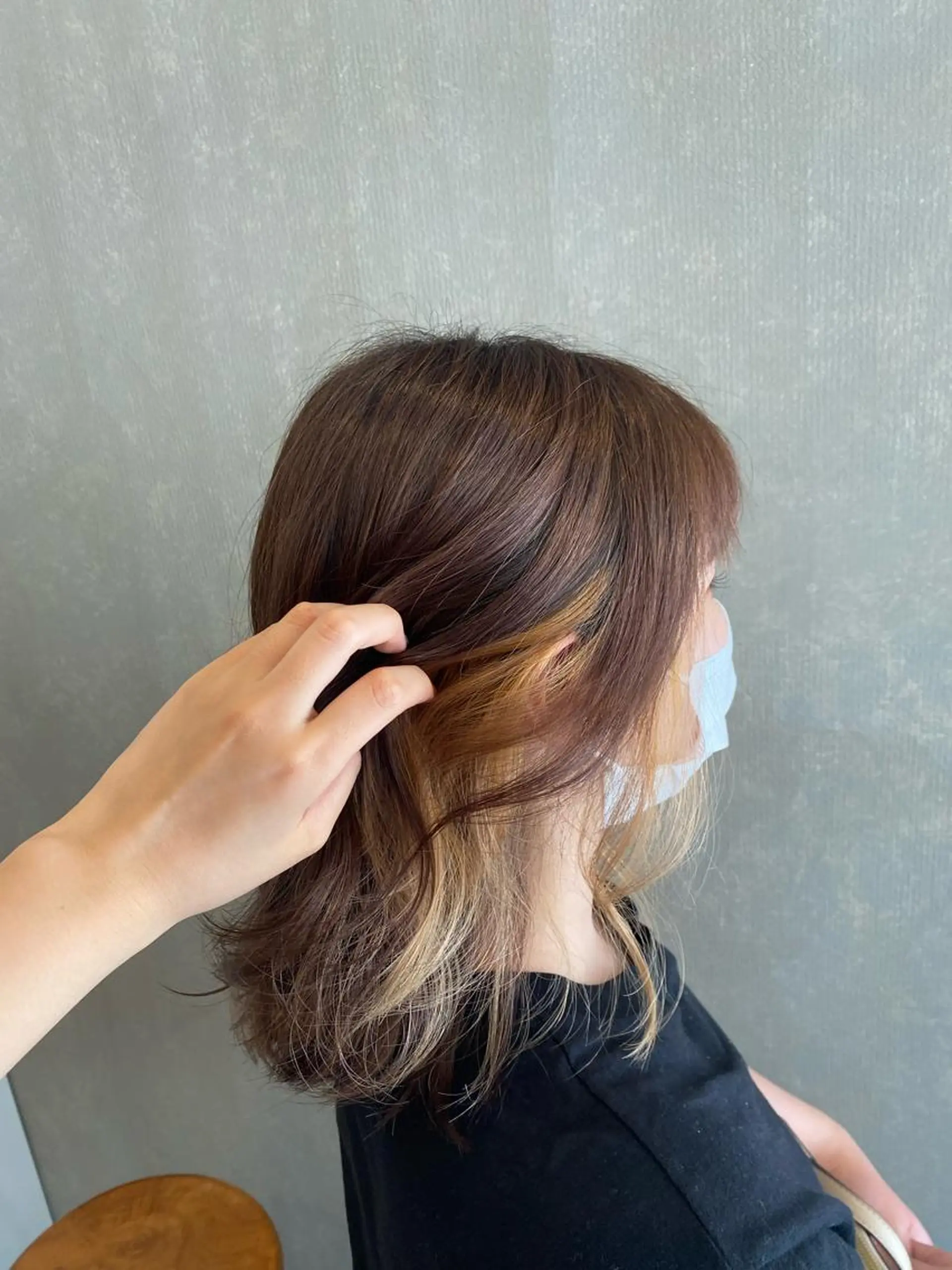 ミディアム 艶カラー 藤澤さくらのマツエク・マツパデザイン