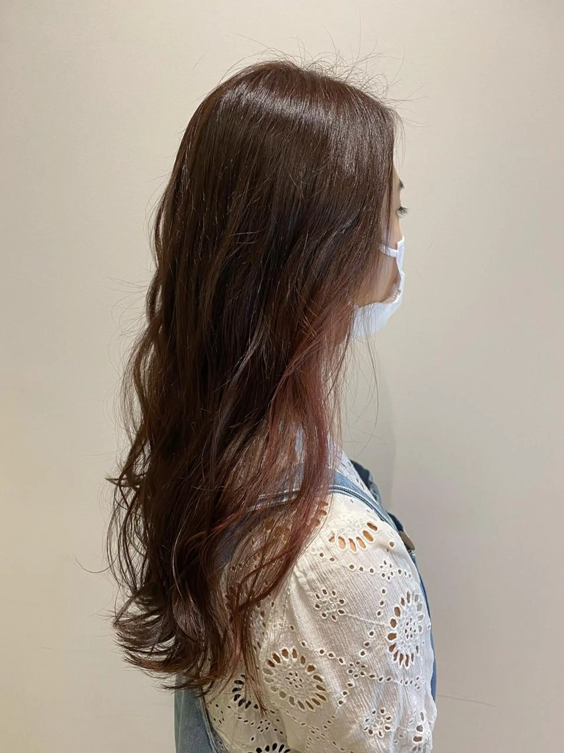 ロング カラー イルミナカラー ピンクカラー ロング 艶髪🌿美髪 大塚礼乃【西荻窪】のヘアスタイル