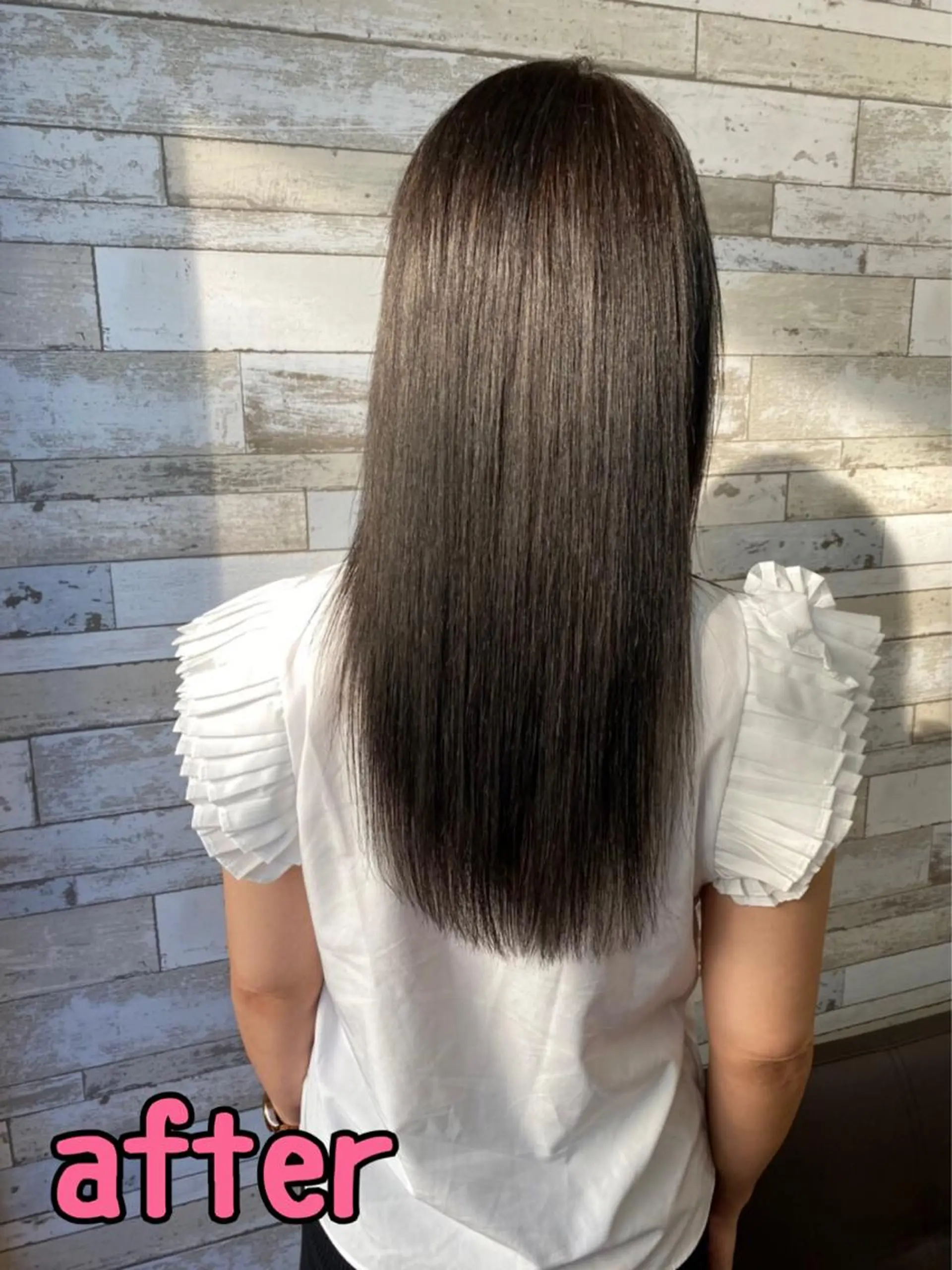 ロング 髪質改善 B-W ⭐️REIKOのヘアスタイル