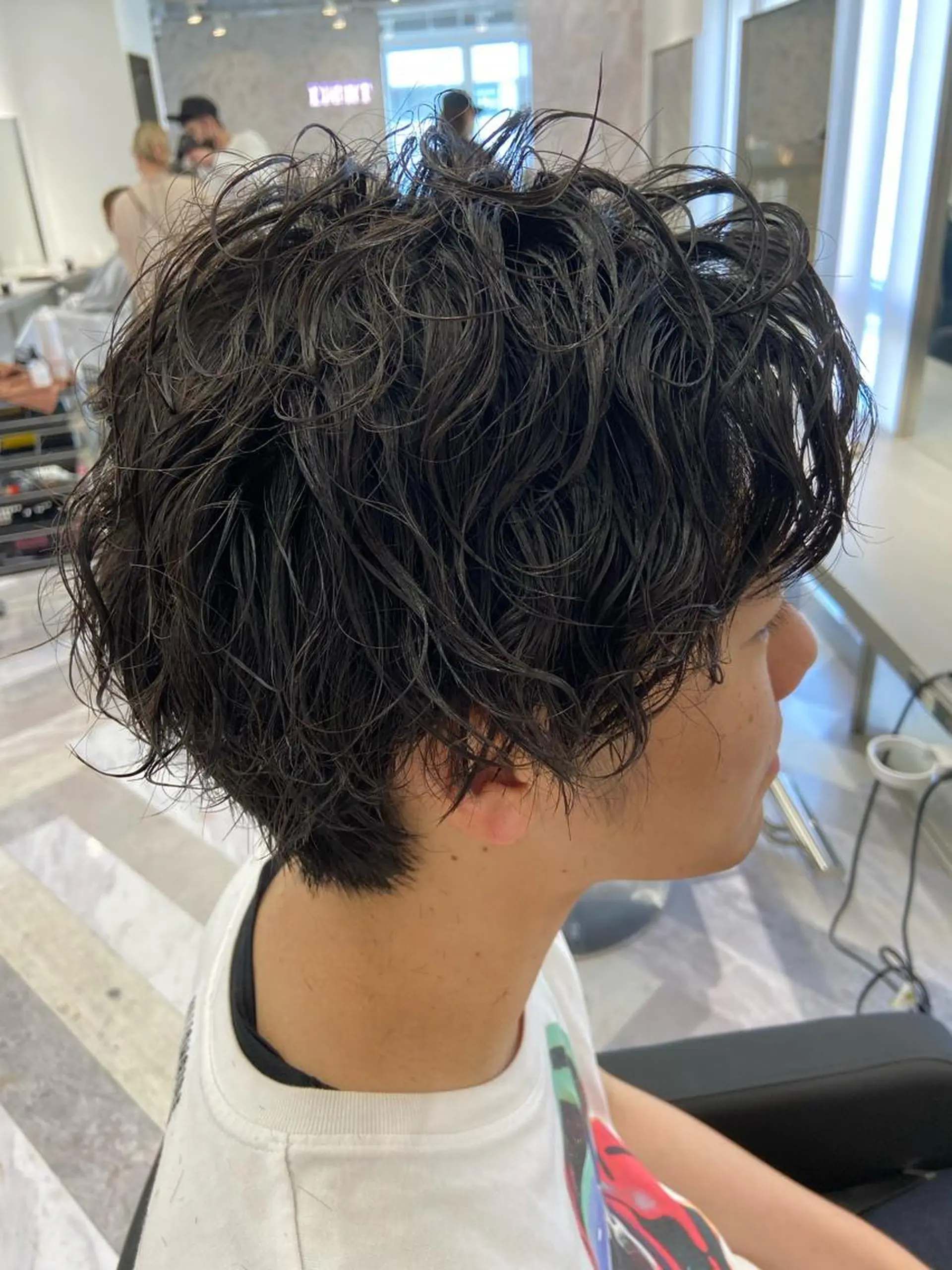 パーマ メンズ カット パーマ トリートメント EIGHT奥野 心太のヘアスタイル
