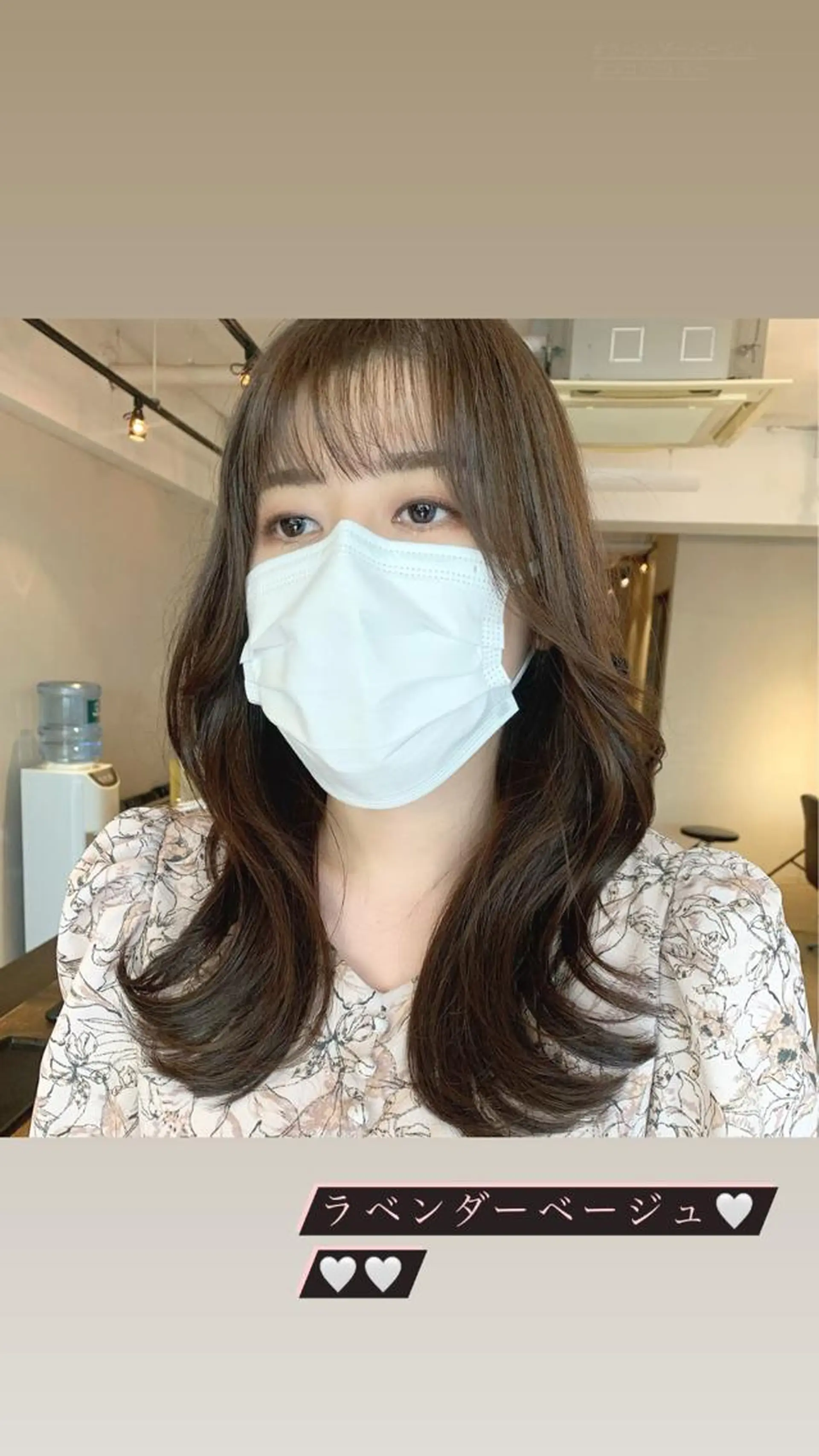 ロング カラー カット ヘアカラー トリートメント ヘッドスパ ヘアセット 透明感/オリーブ/ グレージュ/YUKAのヘアスタイル