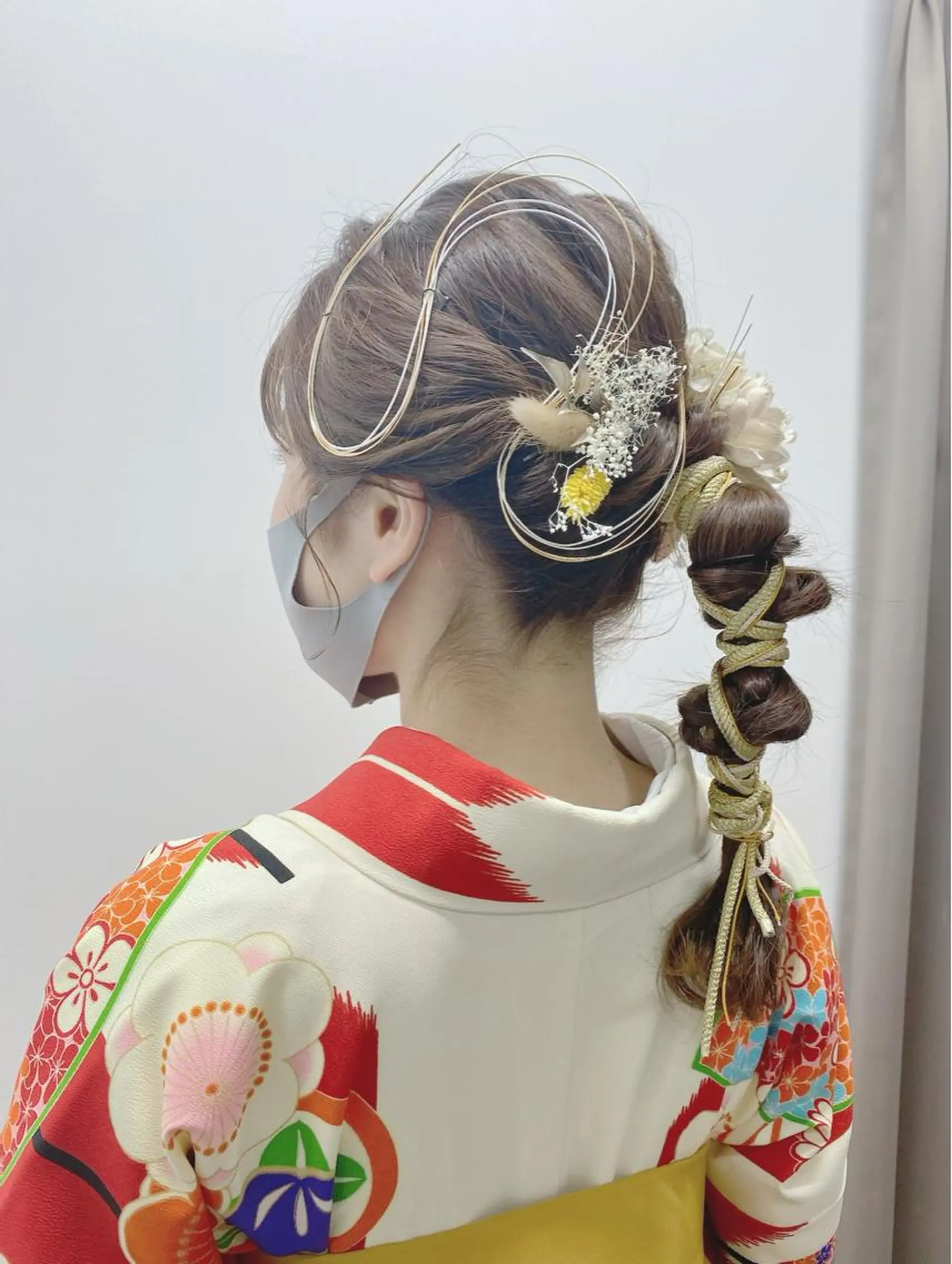 セミロング ヘアアレンジ 卒業式のヘアスタイル GRANLUSSO 〜グランルッソ駅前店所属・木口 嘉美のヘアスタイル