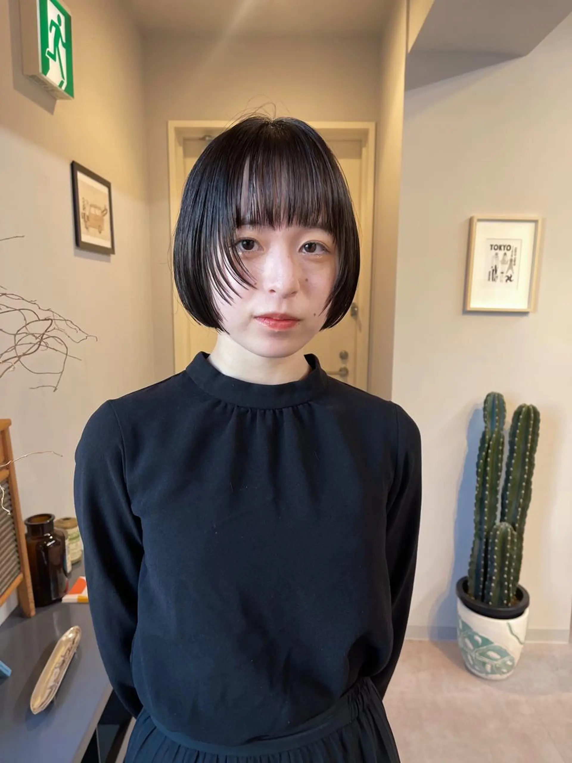 ショート カラー ボブレイヤー ボブ 顔まわりレイヤー レイヤーカット カット ヘアカラー トリートメント MEY HAIR / CURLYS所属・丁寧なカウンセリング 🌿KENTA🌿のヘアスタイル