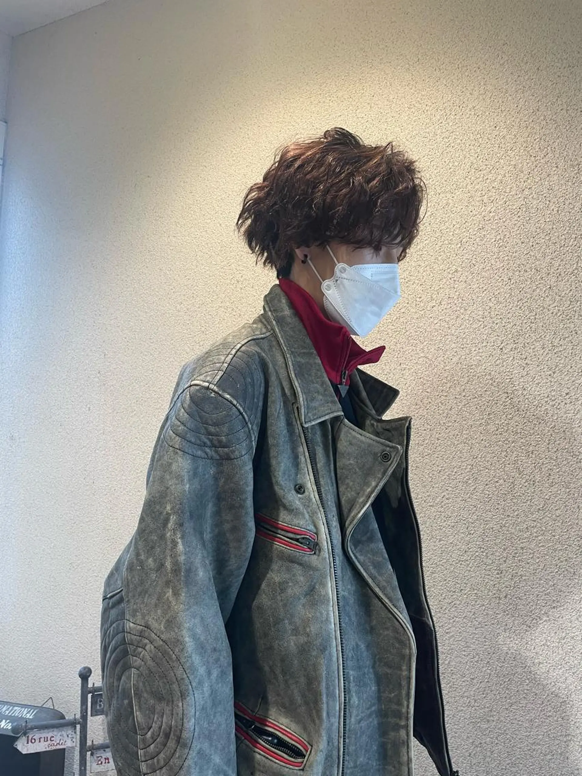 ミディアム カラー パーマ ヘアアレンジ 似合わせカット 佐々木 麻純のヘアスタイル