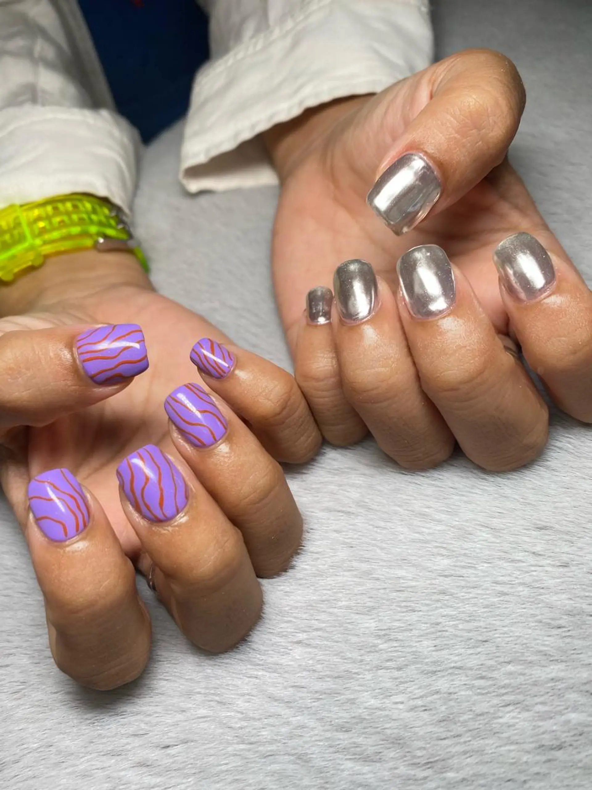 ネイル 長さ出し ラメ(グリッター) ワンカラーネイル シンプルネイル ハンドネイル フットネイル Bianca 美浜店 masuのネイルデザイン