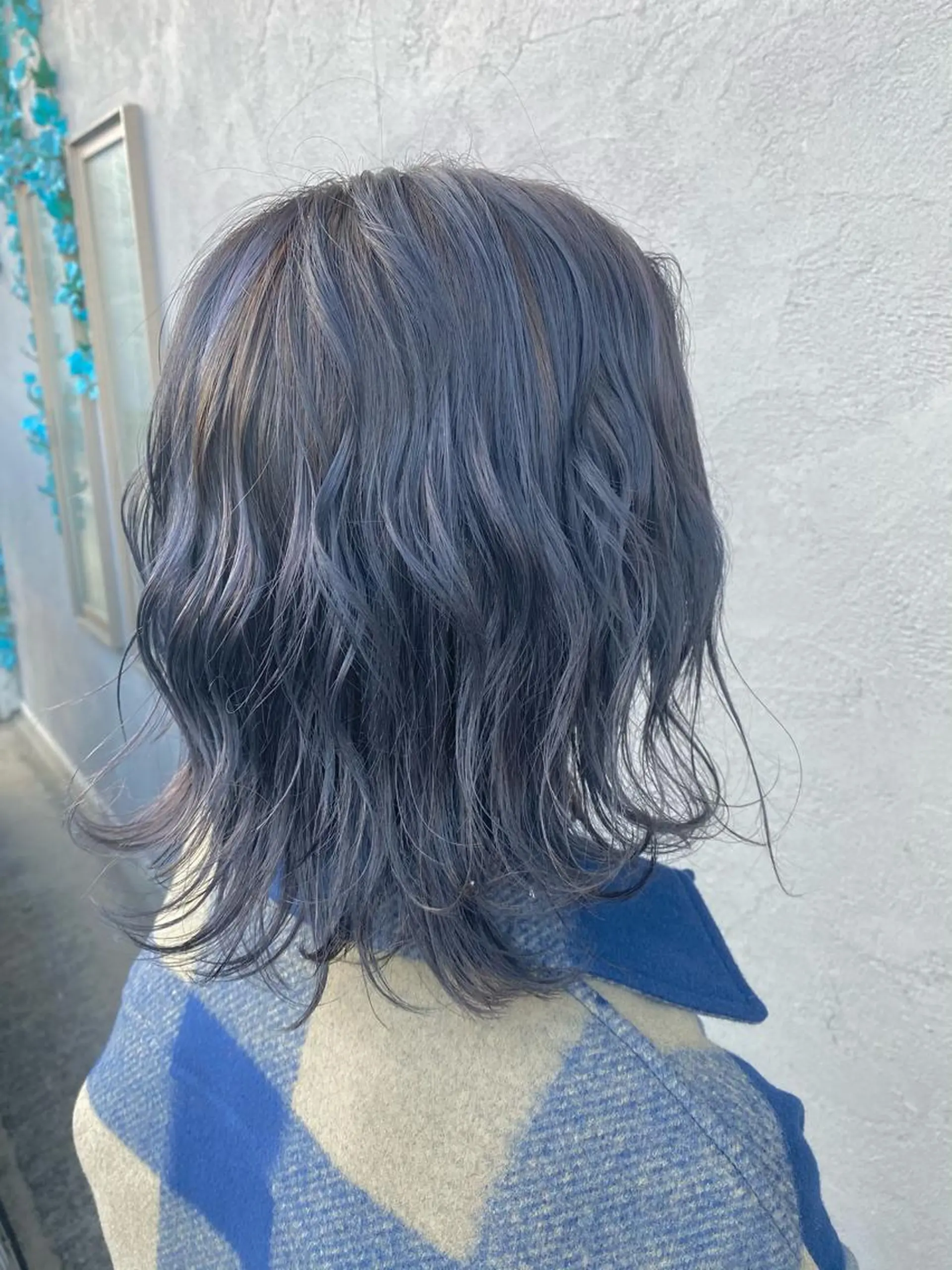 セミロング カラー ヘアアレンジ Design Color🐰アユミのヘアスタイル