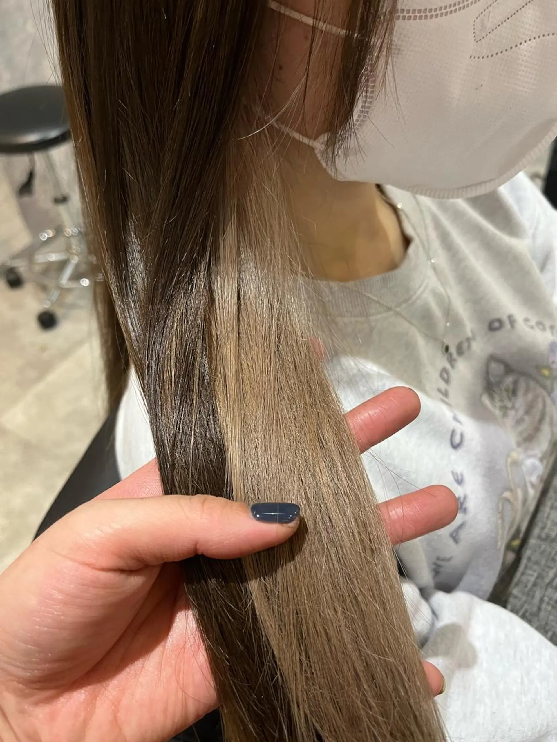 セミロング カラー 詩乃🎀ピンク 暖色系🫧レイヤーのヘアスタイル