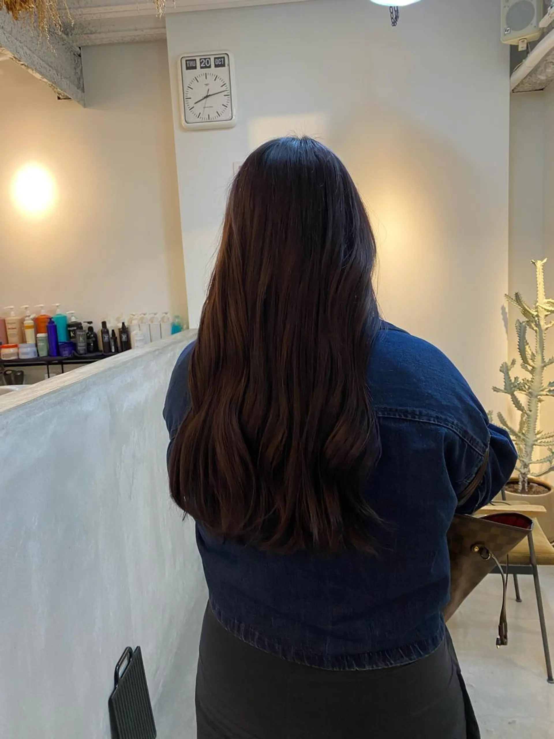 ロング カラー レイヤーカット/ ダブルカラーサクライのヘアスタイル