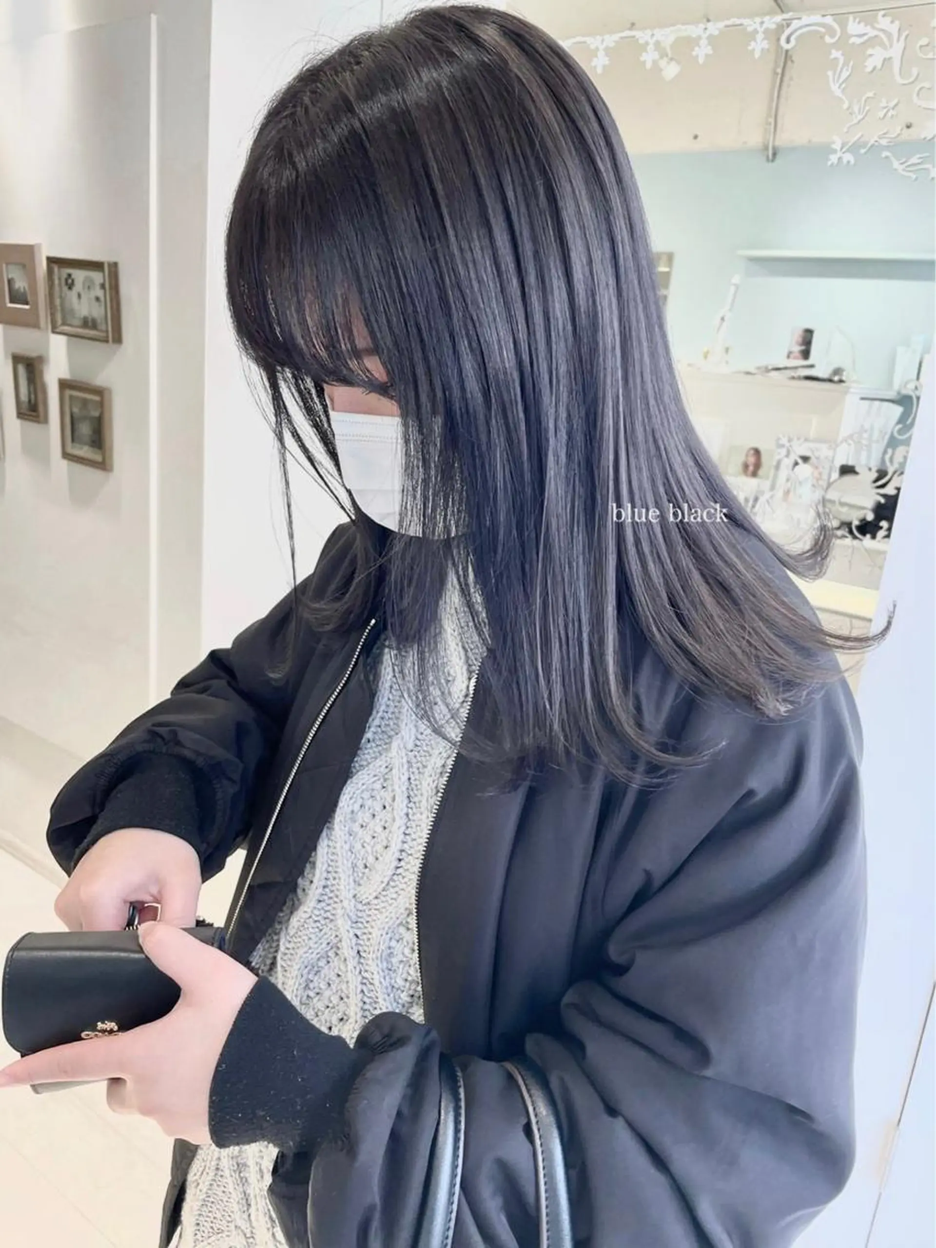 セミロング カラー Parve  Mix /板野妃莉のヘアスタイル