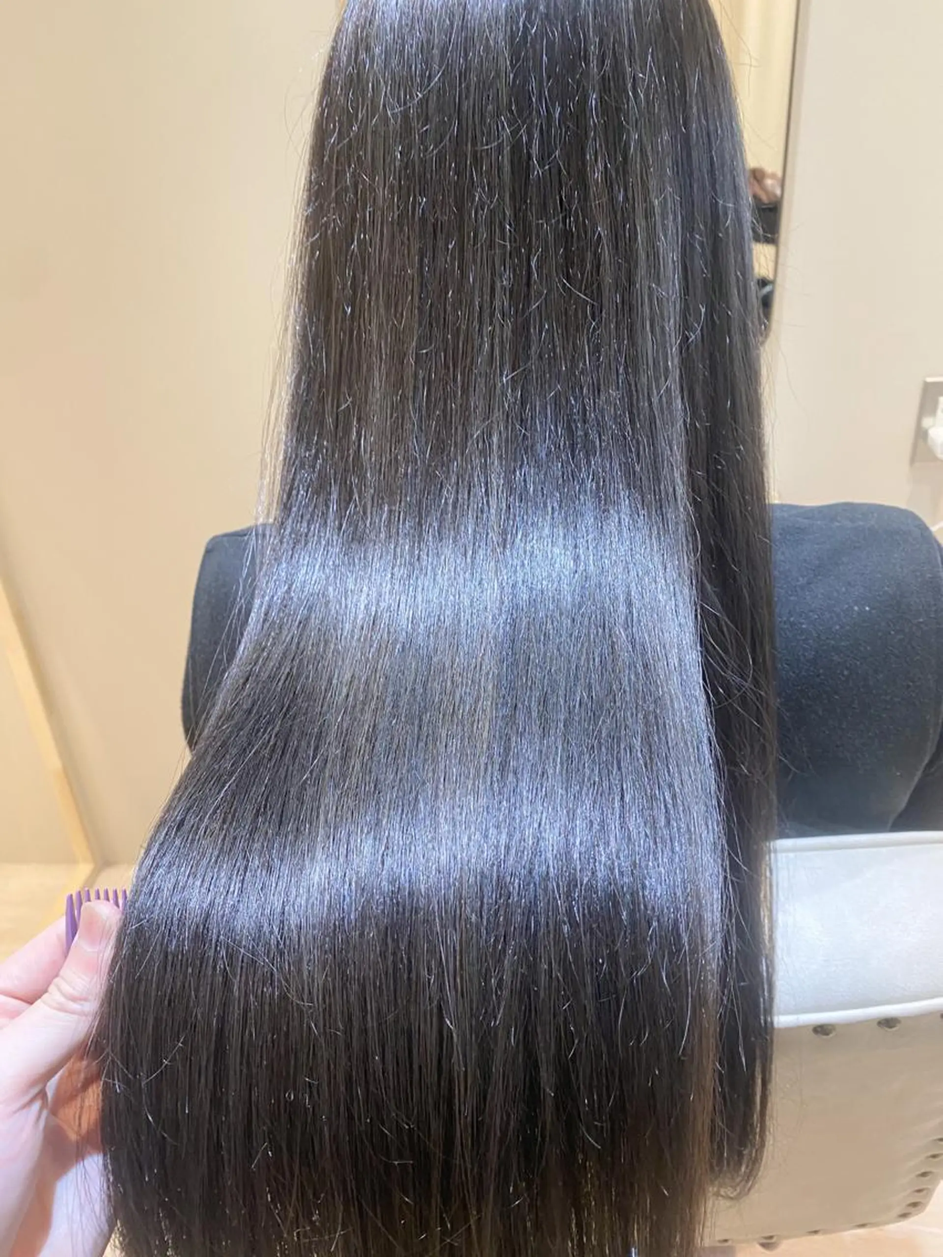 ロング カラー ヘアアレンジ カット 縮毛矯正 🥇ブリーチ無し 透明感🥇佐藤のヘアスタイル