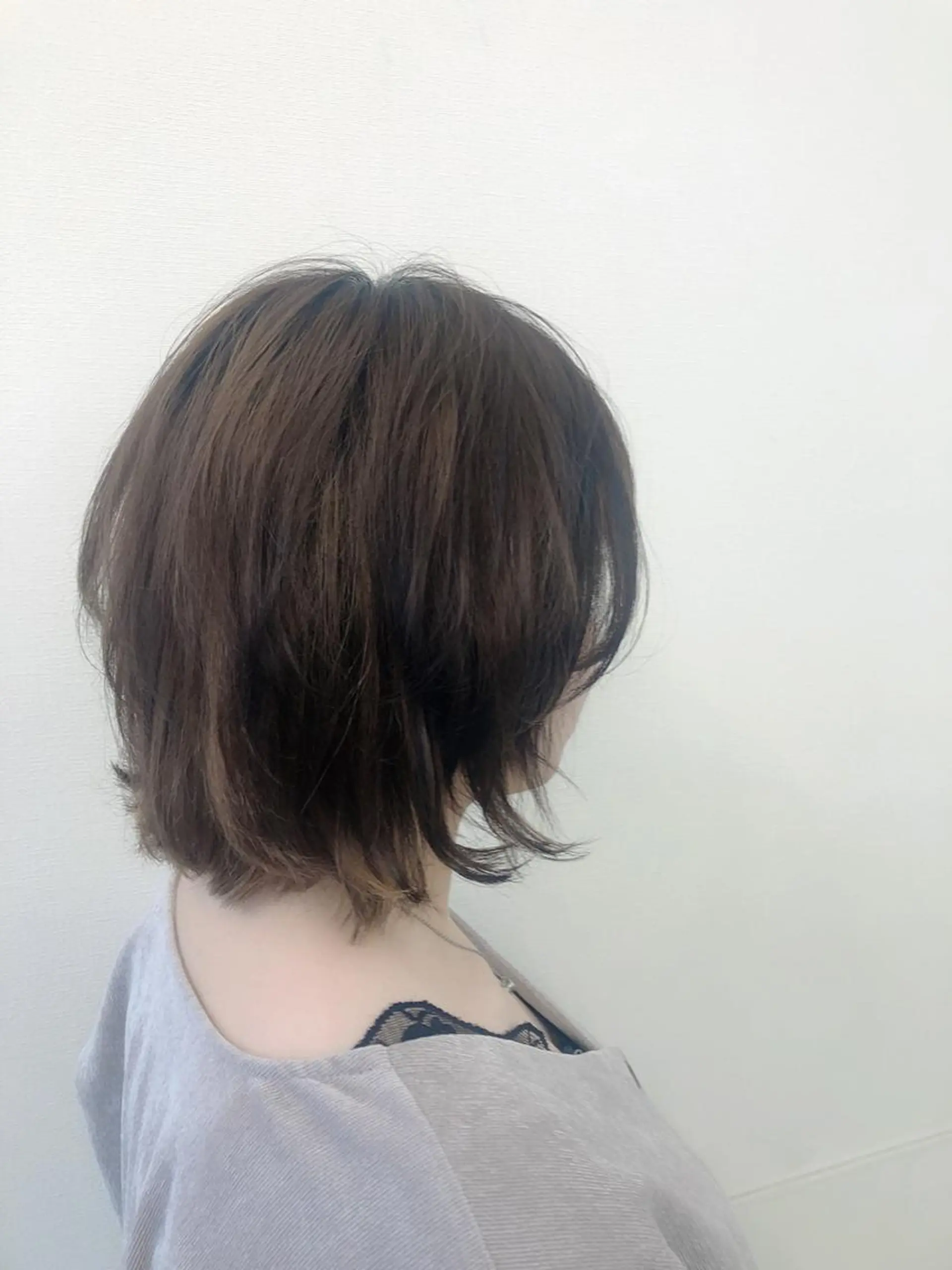 ショート 伸ばしかけ ショートヘア ウルフカット カット トリートメント IN∞hair/ インヘアー/下伊福店のヘアスタイル