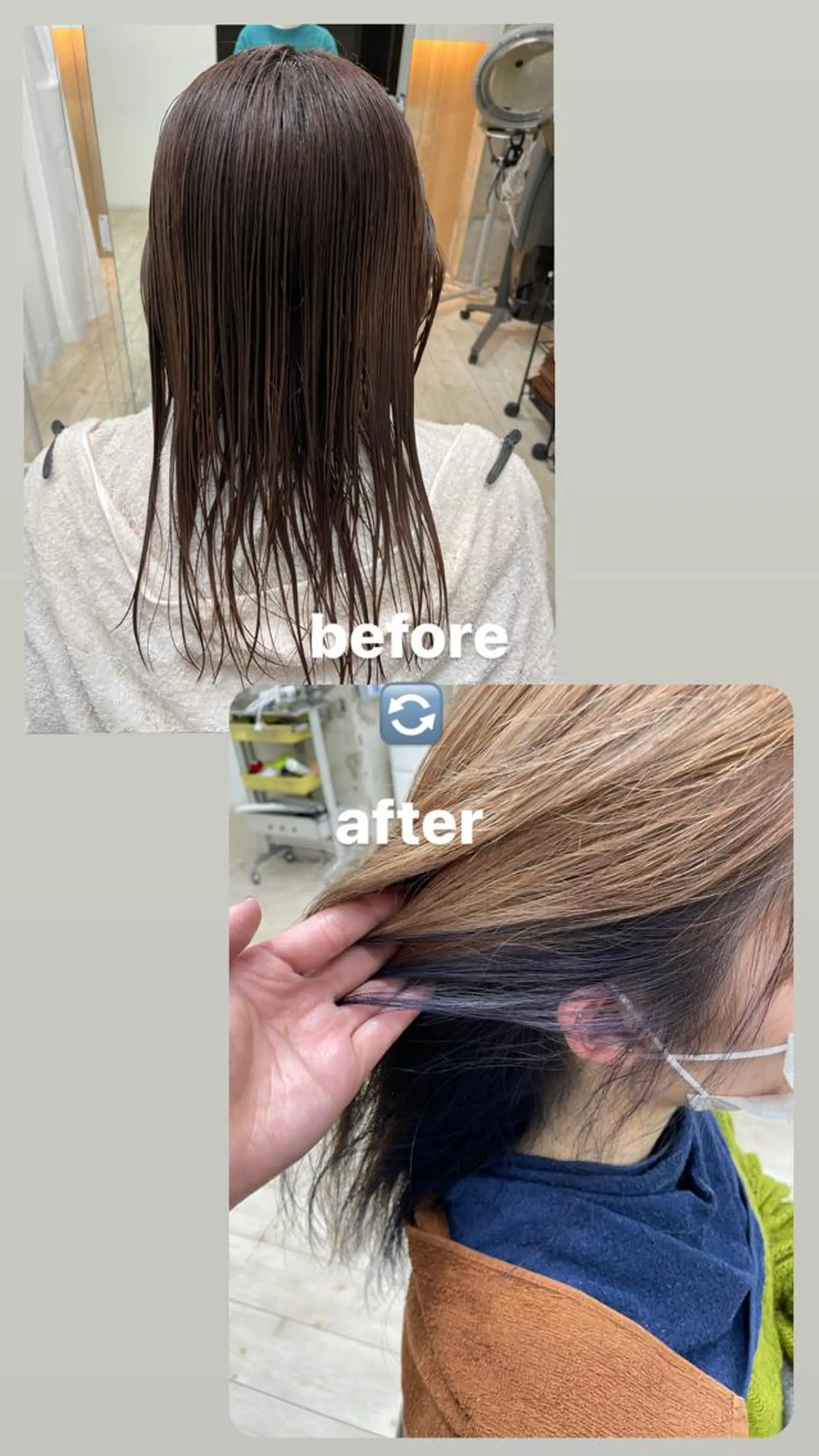 セミロング 心斎橋/海外レイヤー 募集中三好玲奈のヘアスタイル