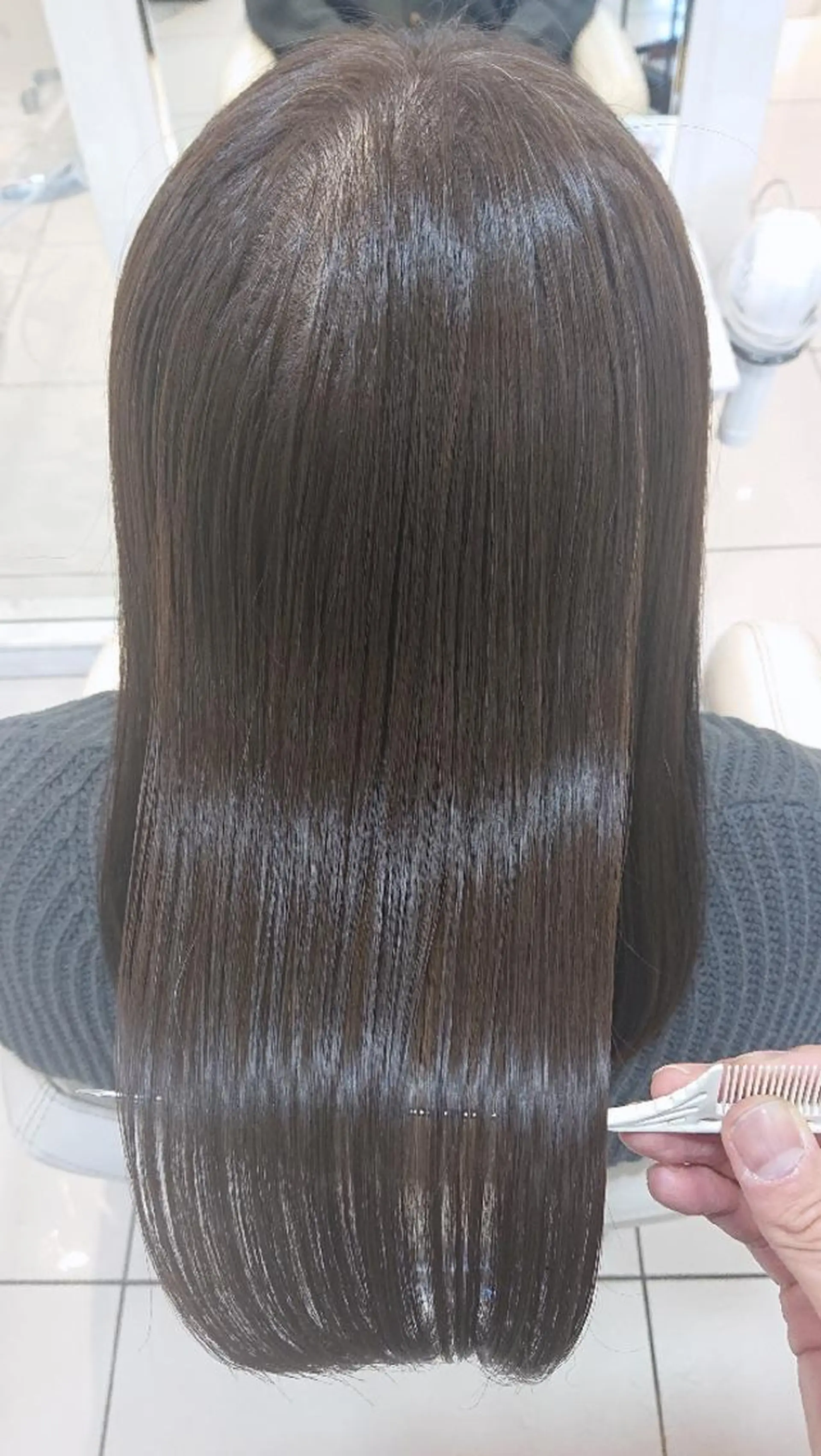 ミディアム カラー イルミナカラー 高橋 佑のヘアスタイル