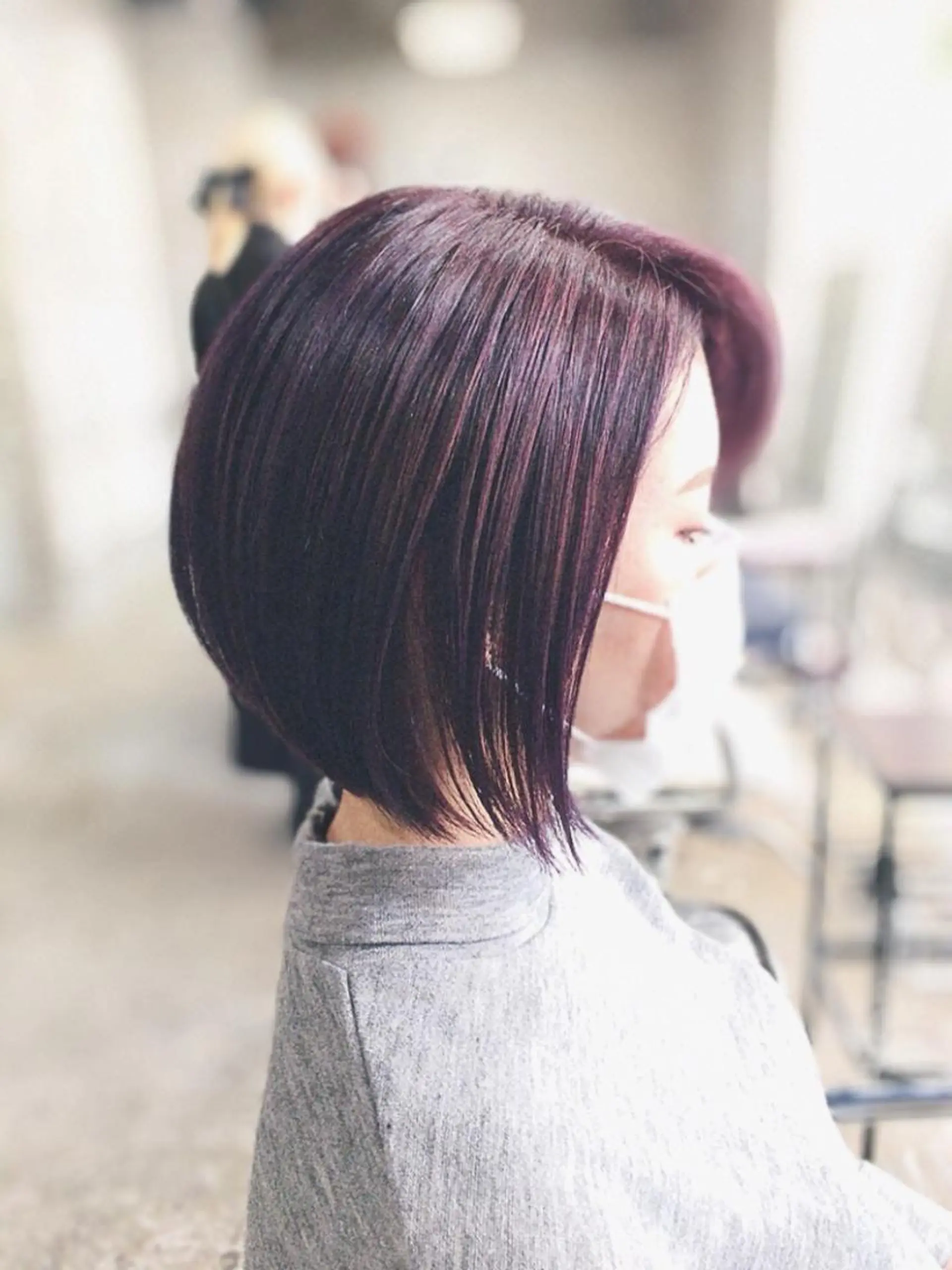 ショート カラー ブルーカラー ブルーバイオレット ダブルカラー バイオレットカラー hair deep /田口貴也のヘアスタイル