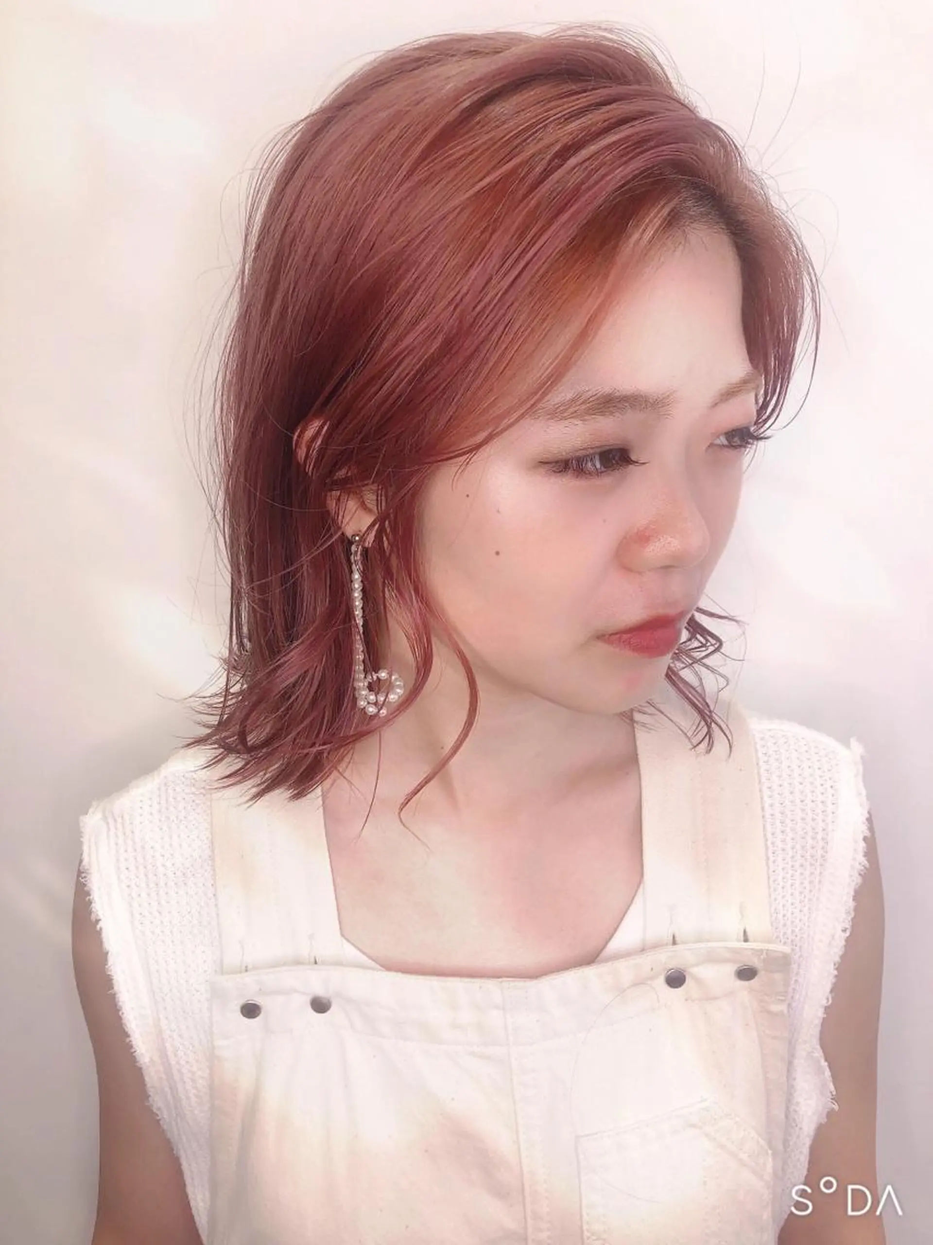 ミディアム ヘアカラー 関 京磨のヘアスタイル