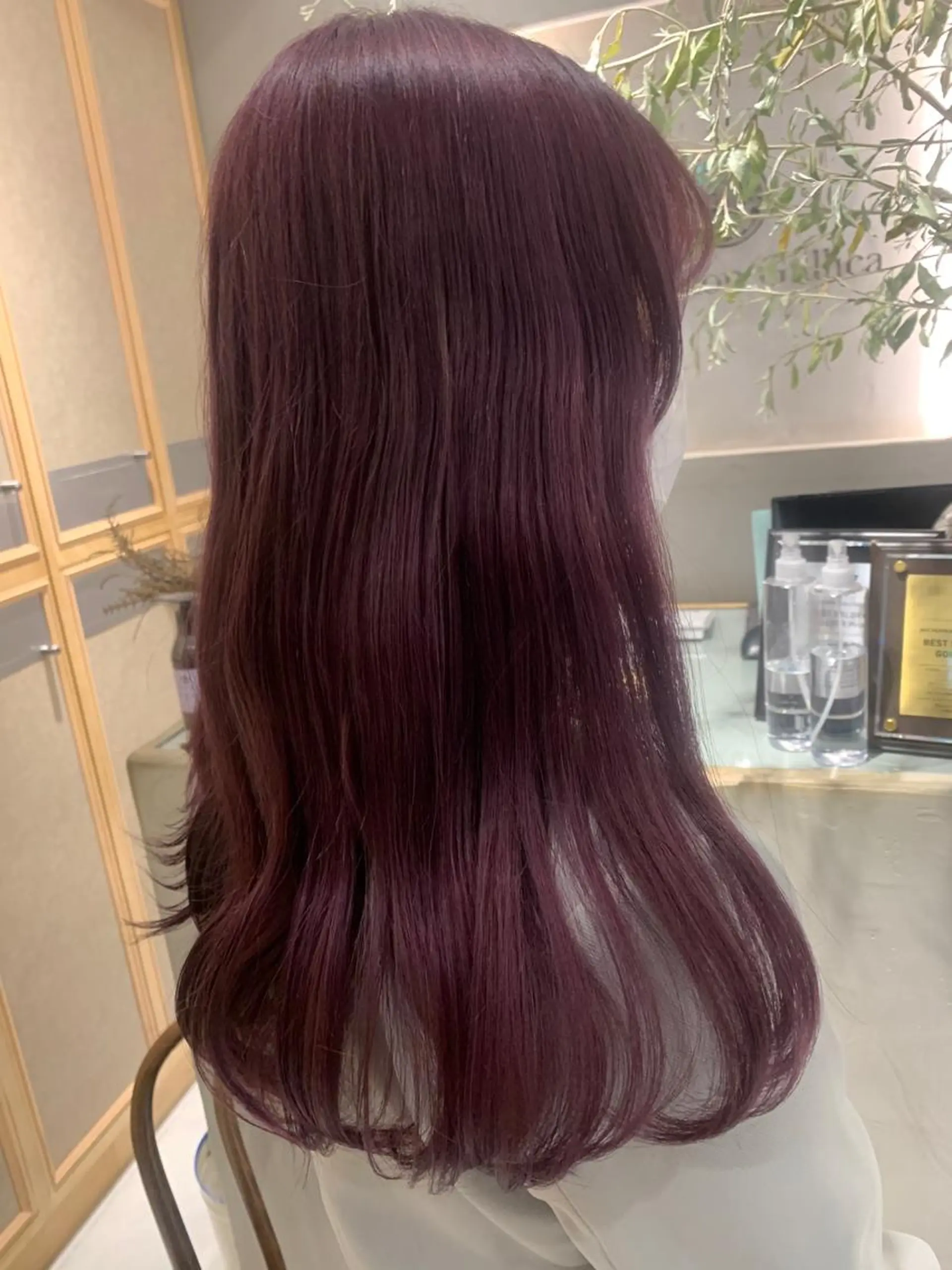 カラー ラベンダー/レイヤー スタイル🤎mamiのヘアスタイル