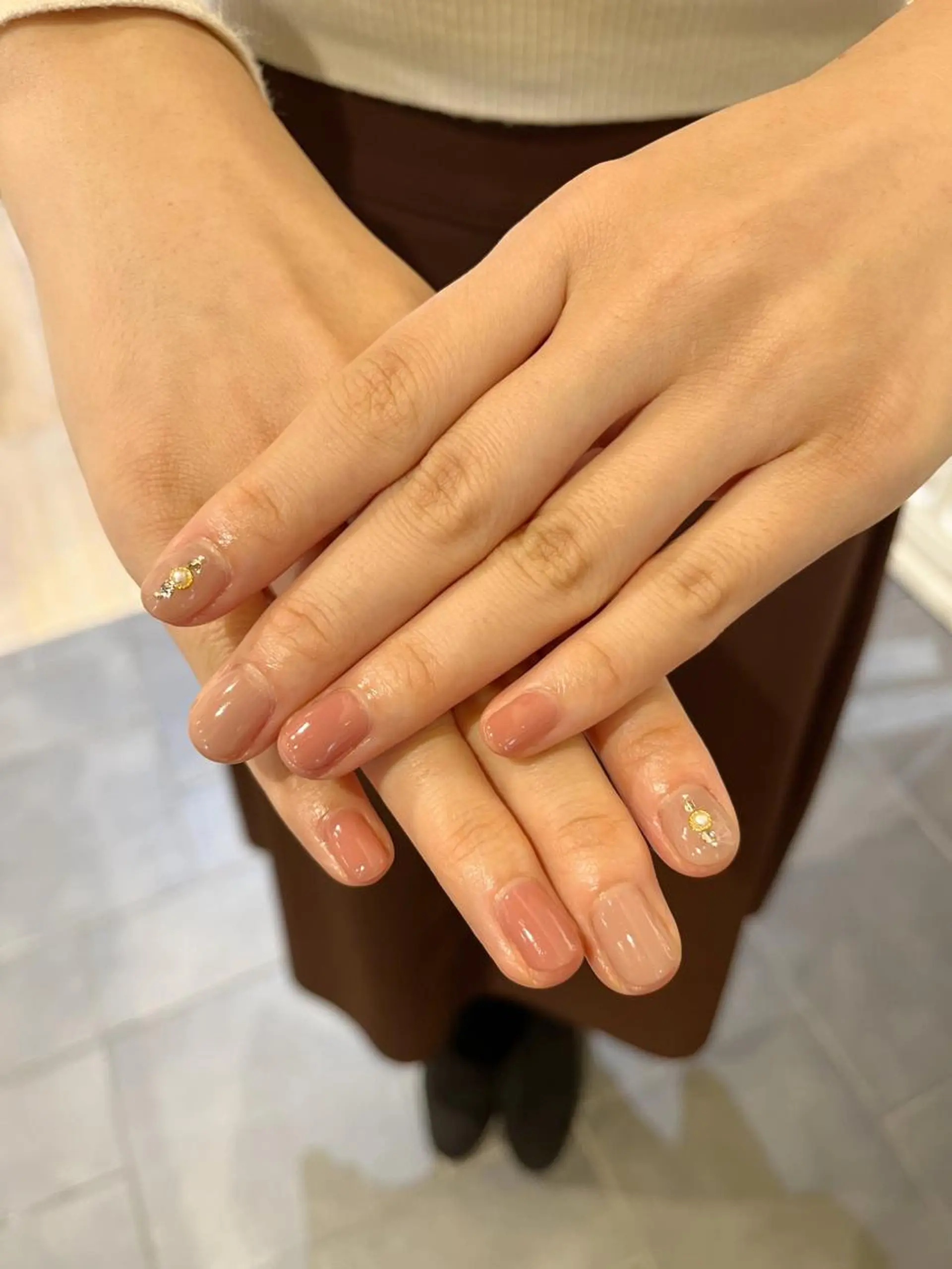 ネイル ジェルネイル パラジェル 鈴木 里奈のネイルデザイン