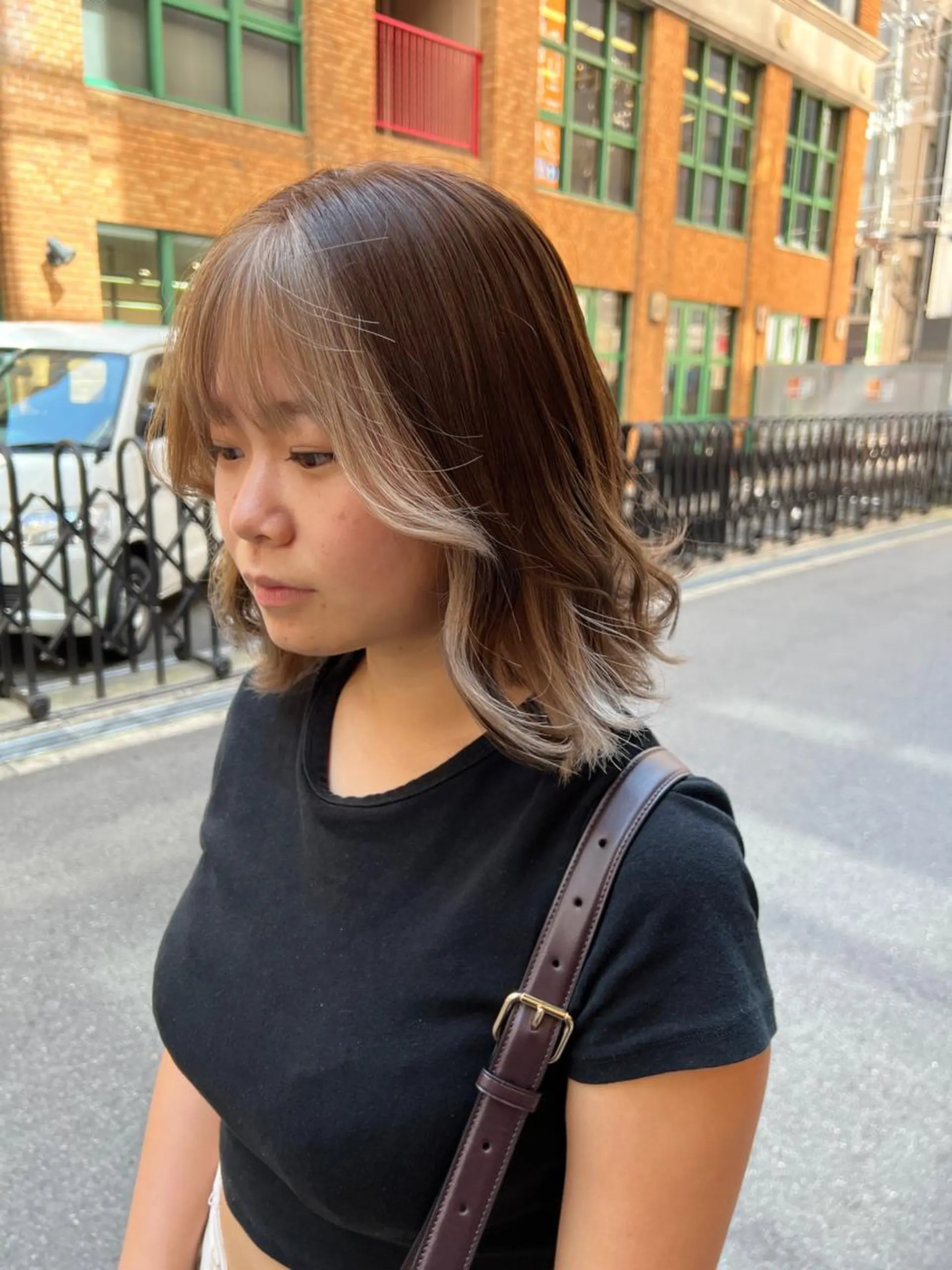 ミディアム カラー カット ヘアカラー トリートメント 髪質改善ストレート Kantaのヘアスタイル