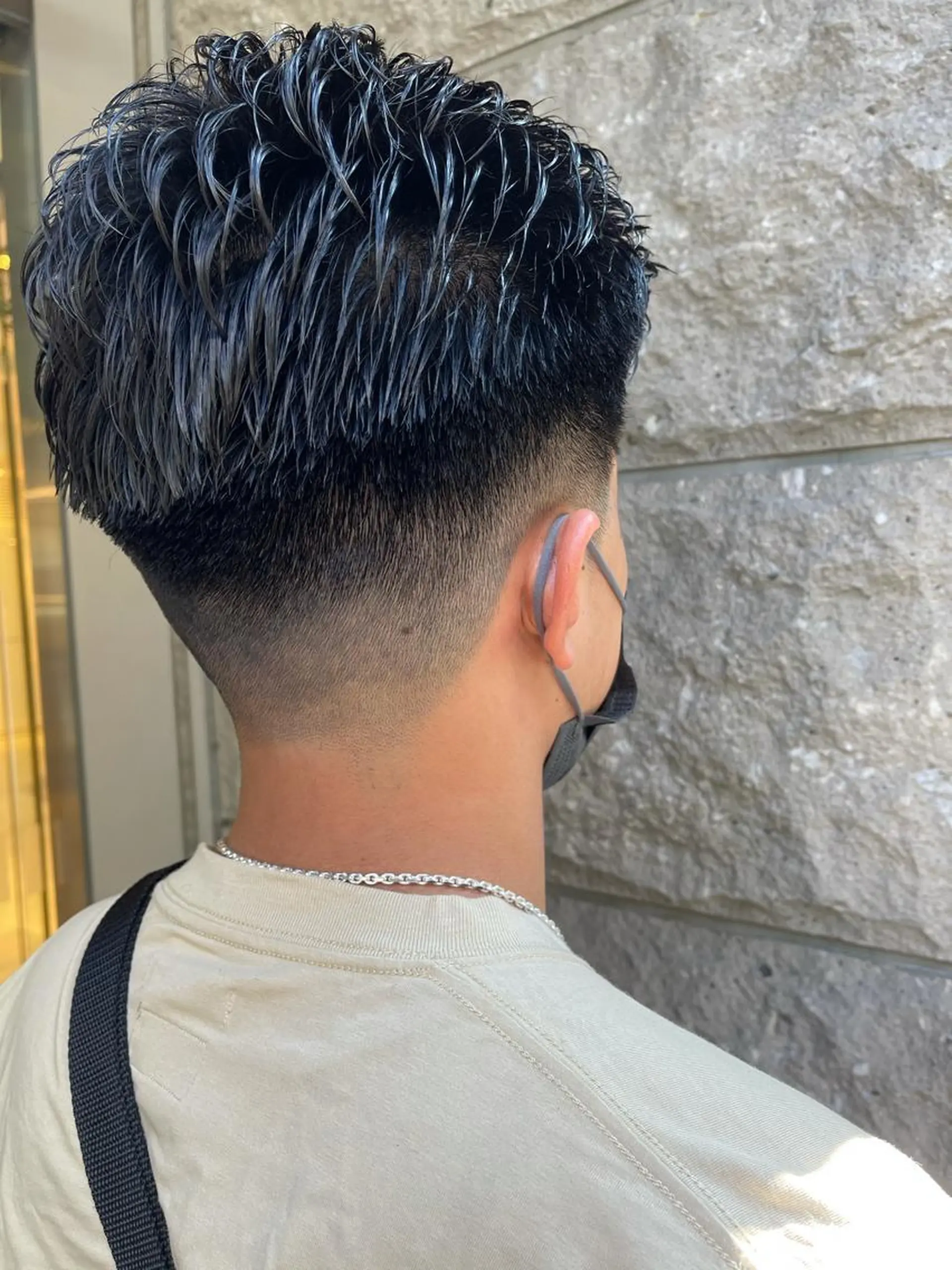 メンズ フェードカット カット ヘアカラー パーマ Mondshalna所属・川村 政輝のヘアスタイル