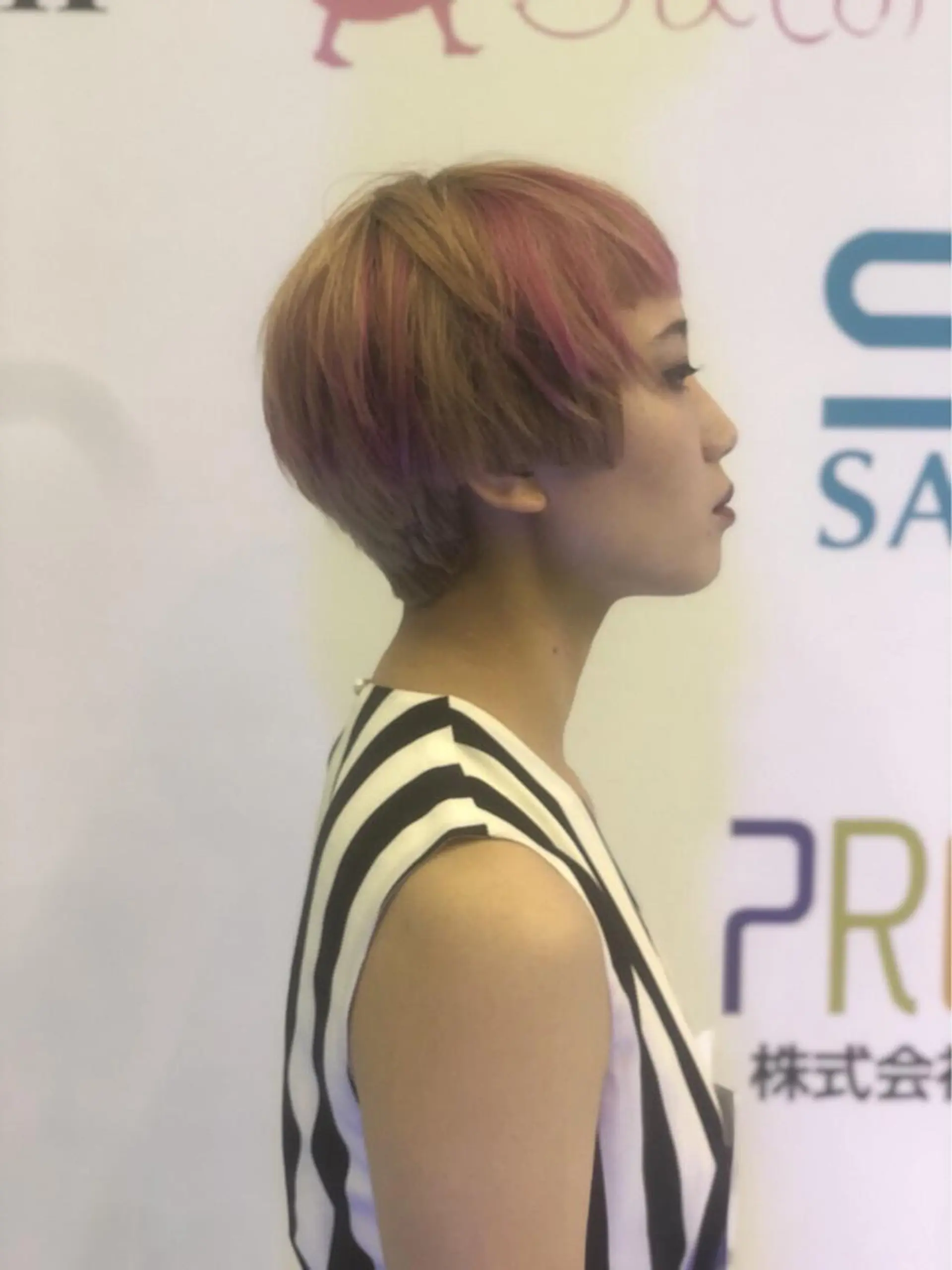 ショート 難波/心斎橋/ボブ/ 髪質改善/ハイトーンのヘアスタイル