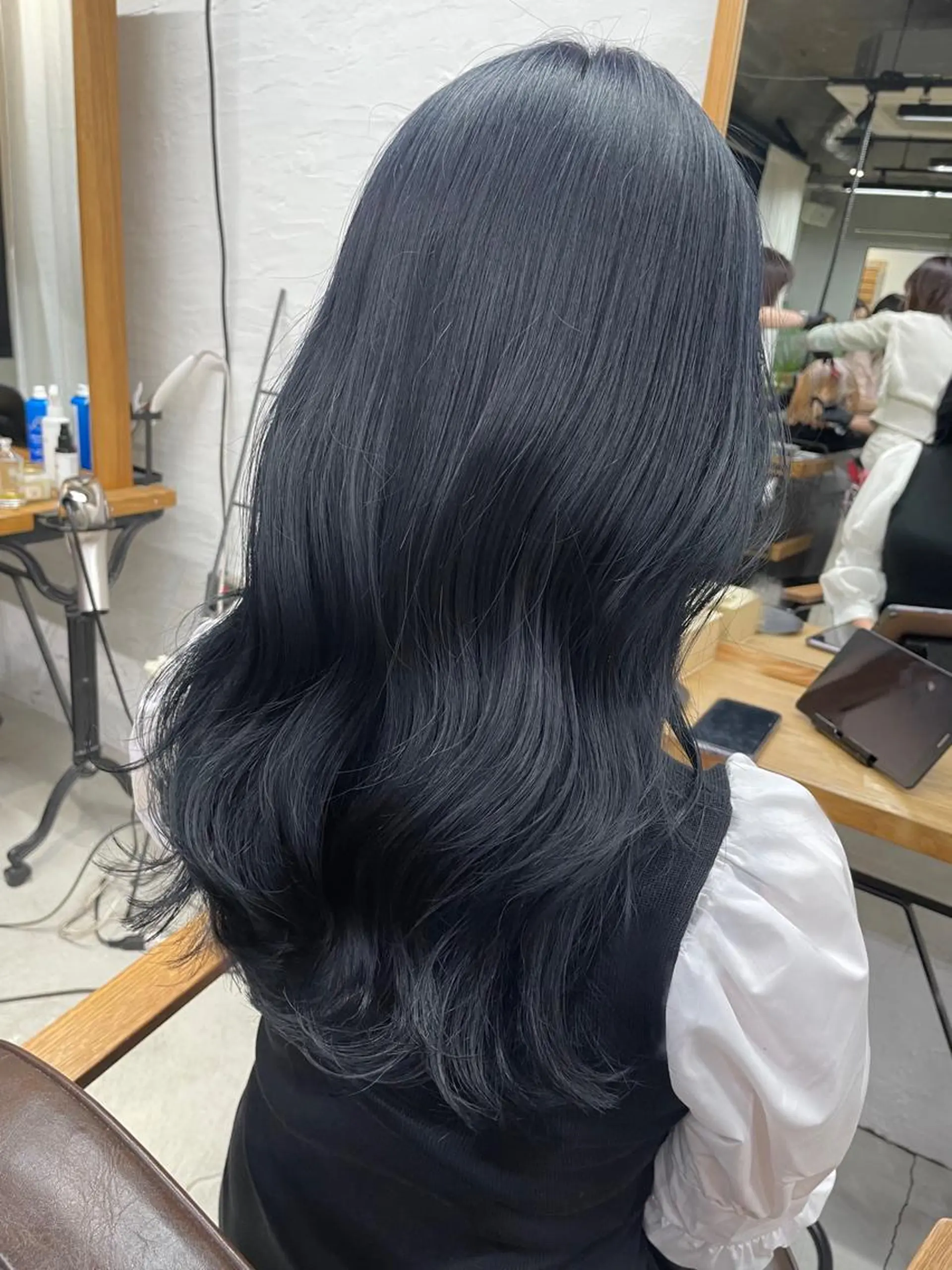 ロング カラー unico.所属・韓国ヘア/暖色カラー 新美多英のヘアスタイル