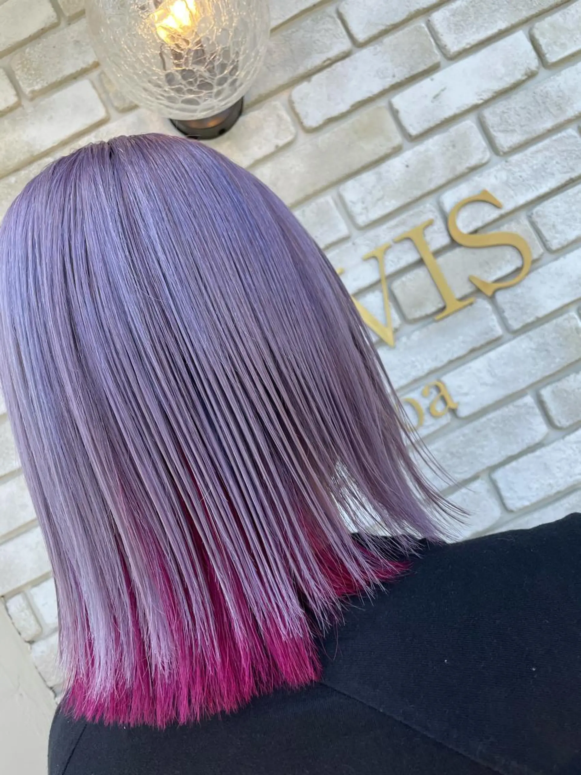 ミディアム ヘアカラー Lovis moa 〘国分　かな〙のヘアスタイル