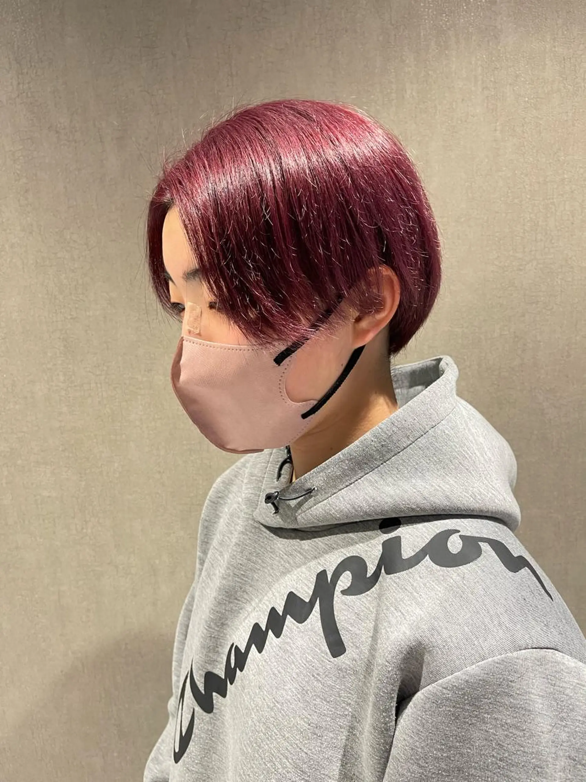 ショート カラー ピンクカラー ヘアカラー トリートメント 透明感カラー/艶髪/ エクステ/HIROのヘアスタイル