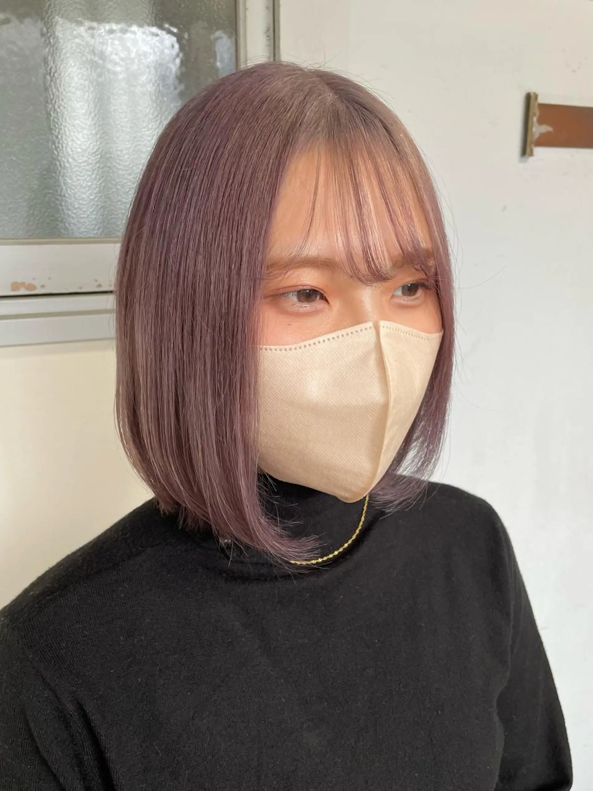 ミディアム カラー ヘアアレンジ maoブリーチ無し 似合わせカラーのヘアスタイル