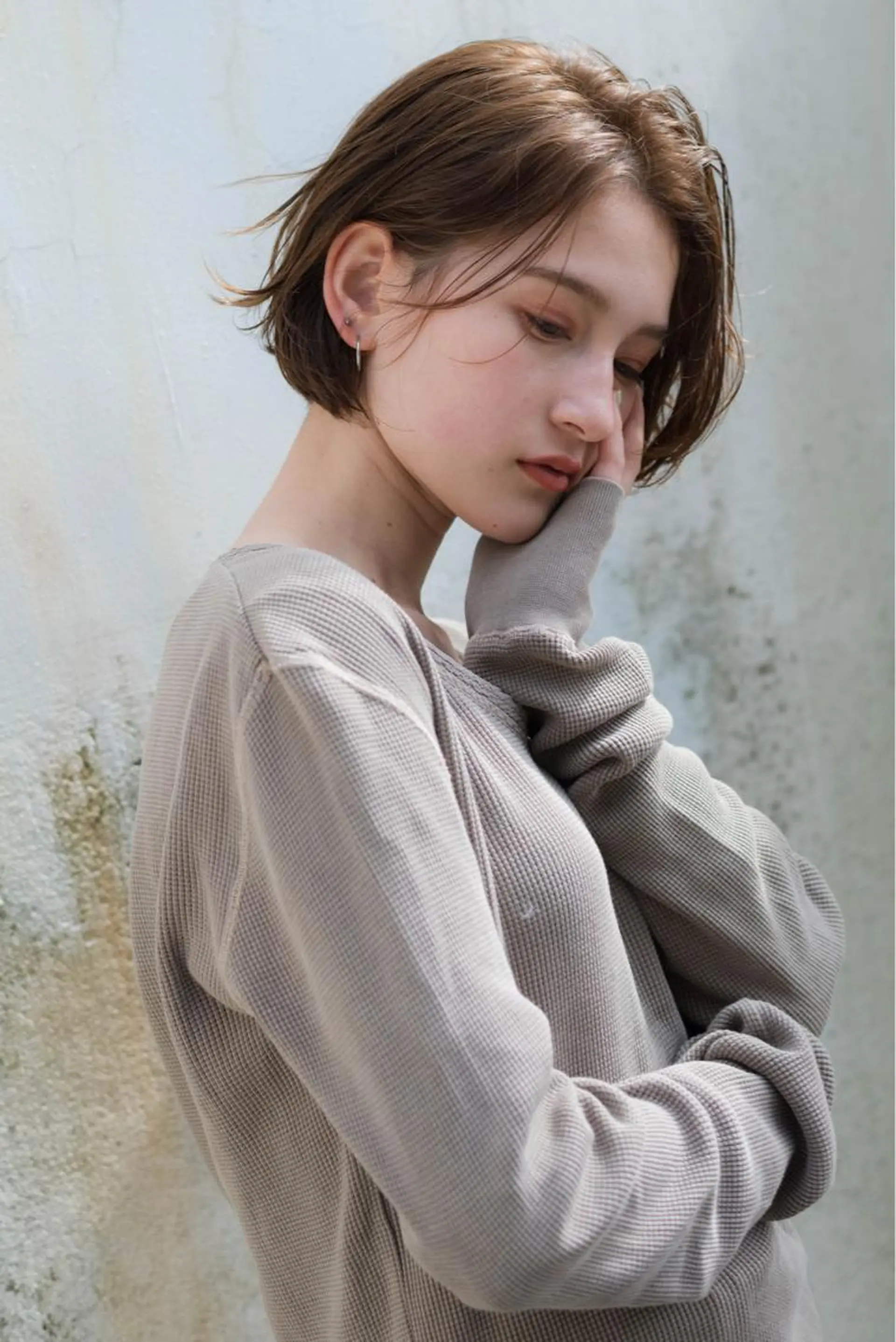 ショート カラー ボブ カット ヘアカラー トリートメント GO TODAY シェアサロン 原宿本店所属・ボブ/レイヤー/ パーマ/淀川  純のヘアスタイル