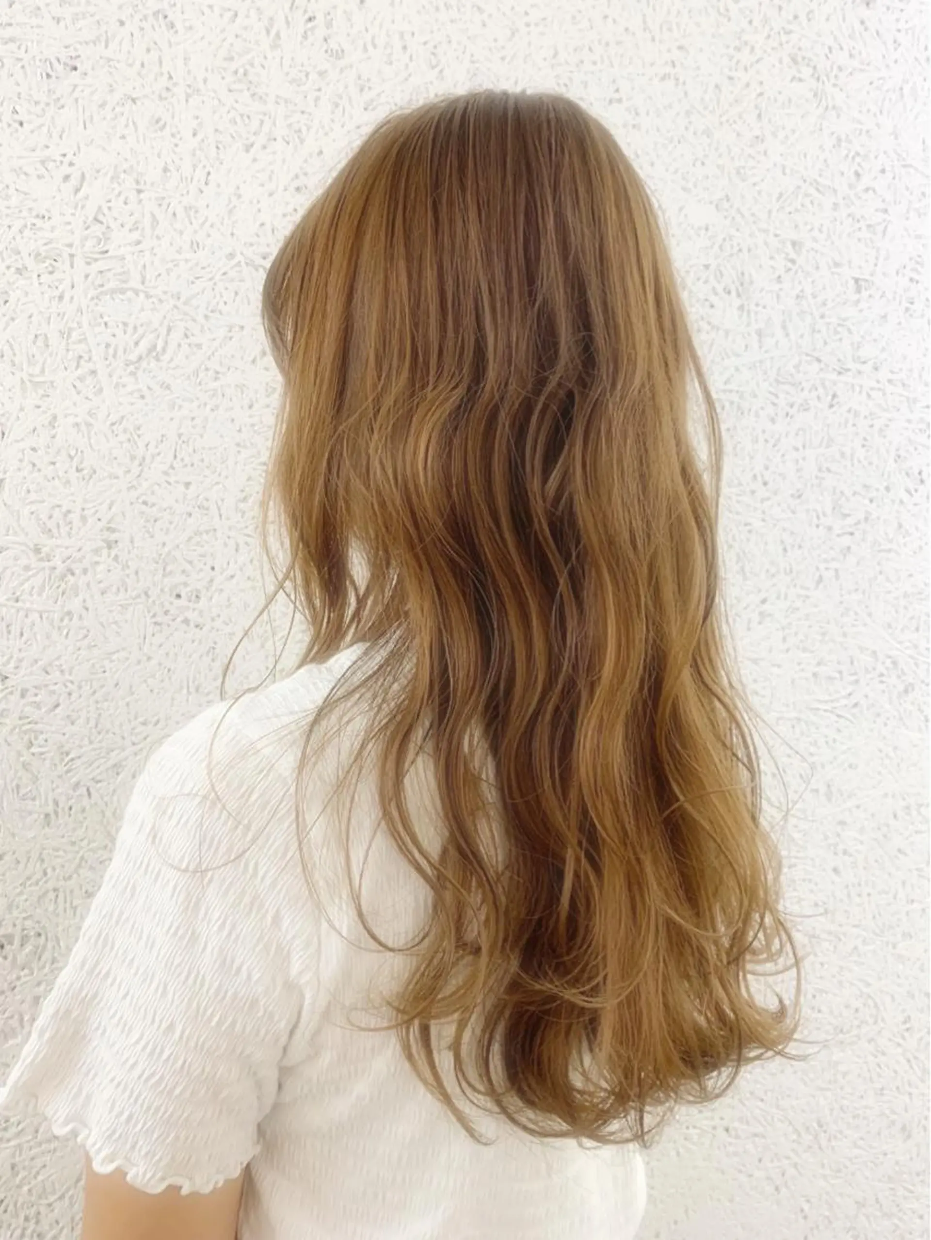 ロング カラー アディクシーカラー ベージュカラー 黒髪 ブリーチ ブルーカラー ヘアカラー 藤澤 夏実/インナーカラーのヘアスタイル