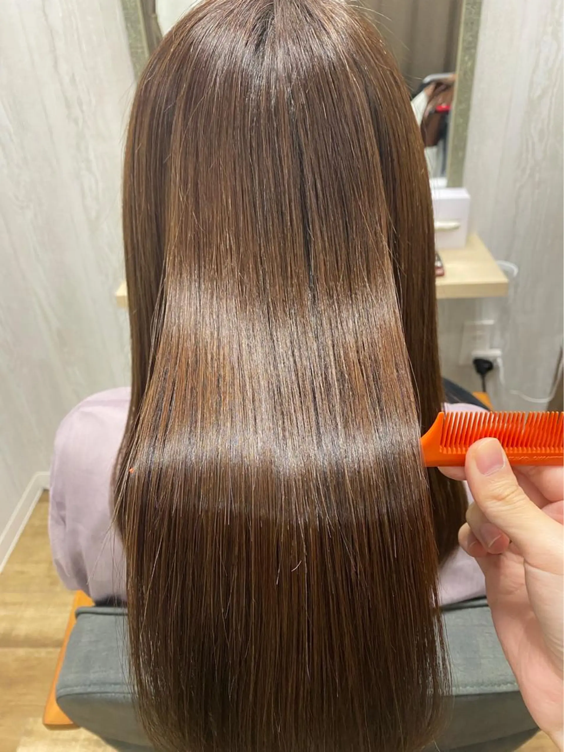 ロング 髪質改善 トリートメント カット ヘアカラー 縮毛矯正 トリートメント TELAHAIR 髪質改善特化型サロンのヘアスタイル
