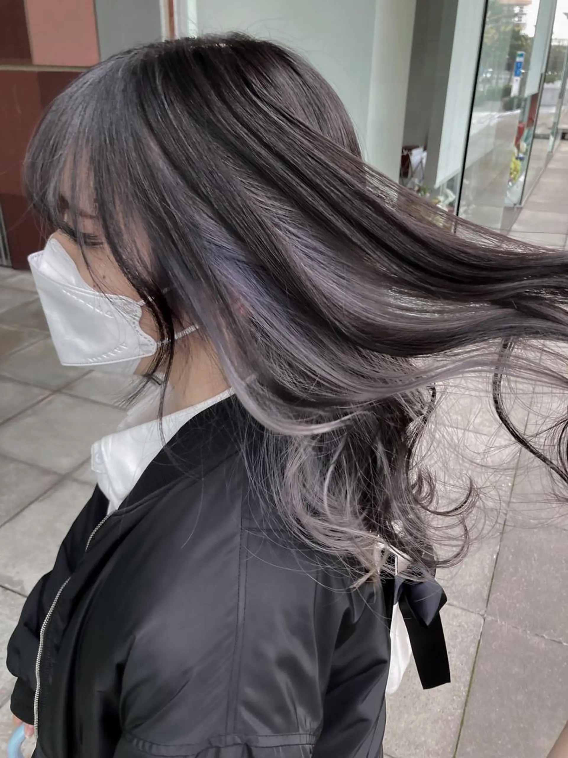 ロング カラー ヘアアレンジ インナーカラー シルバー シャルマン銀座店所属・🌟東銀座マンツーマ ン🌟タカナシのヘアスタイル
