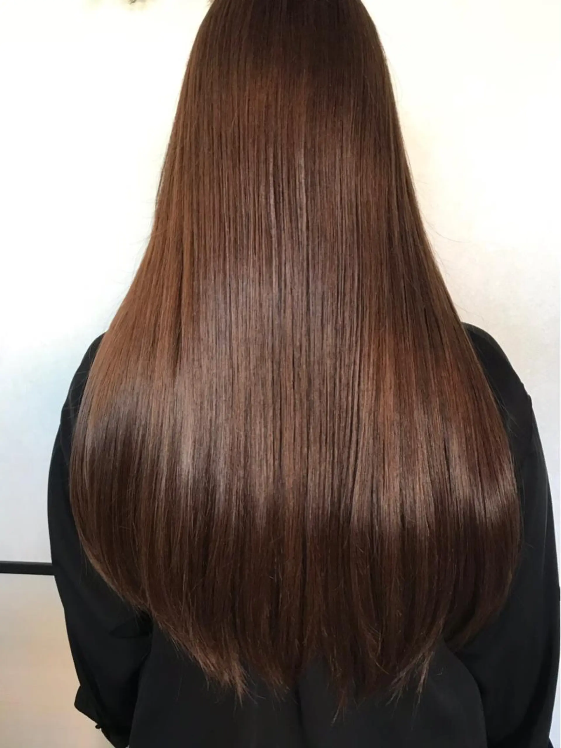 ロング カラー 半田 知穂のヘアスタイル