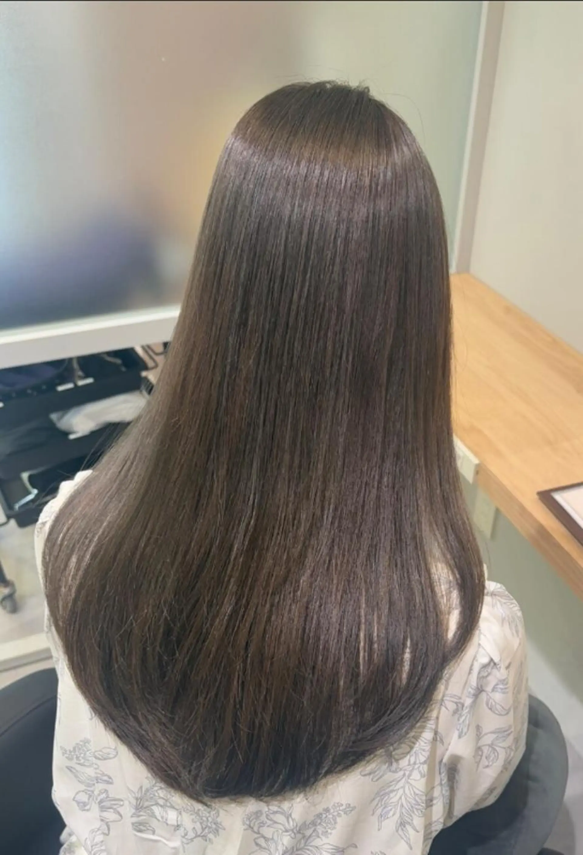 ロング カラー ゆい 縮毛矯正/髪質改善のヘアスタイル