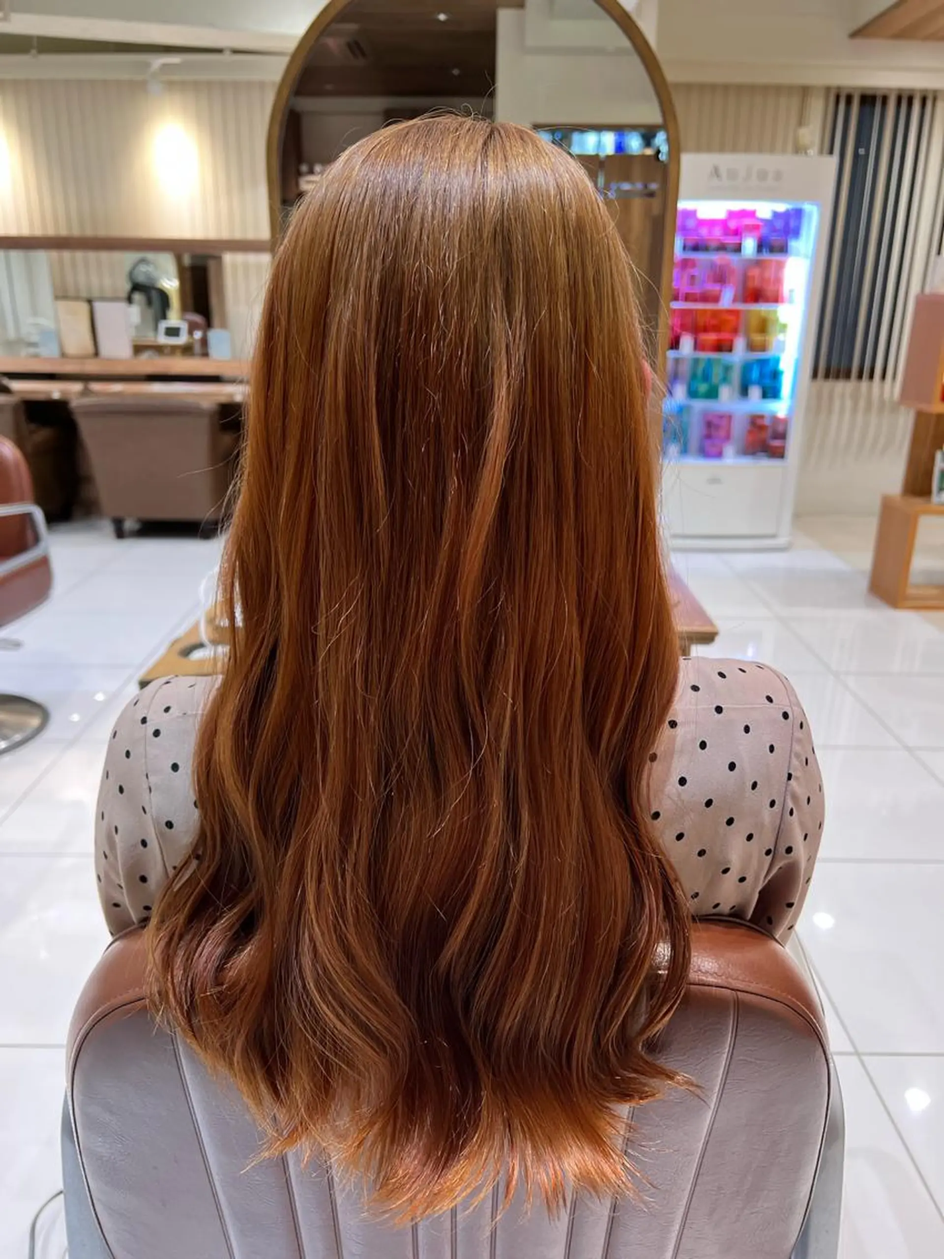 ロング カラー ヘアカラー トリートメント 🌞レイヤー×カラー 前川那津美🌞のヘアスタイル