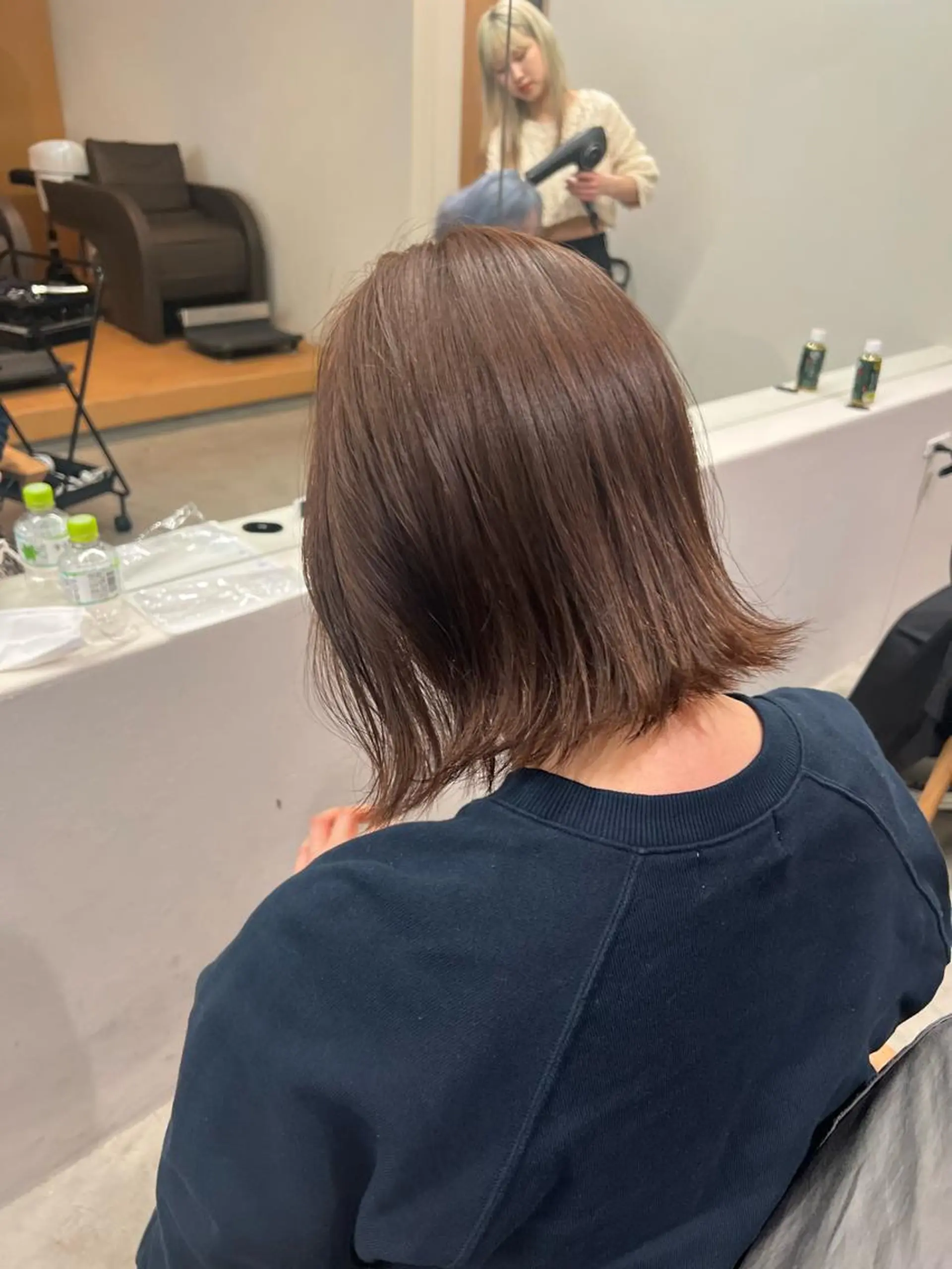 ミディアム カラー ベージュカラー ブラウンカラー ブラウンベージュ カット 誰よりも丁寧なカット 🍀小林輝のヘアスタイル