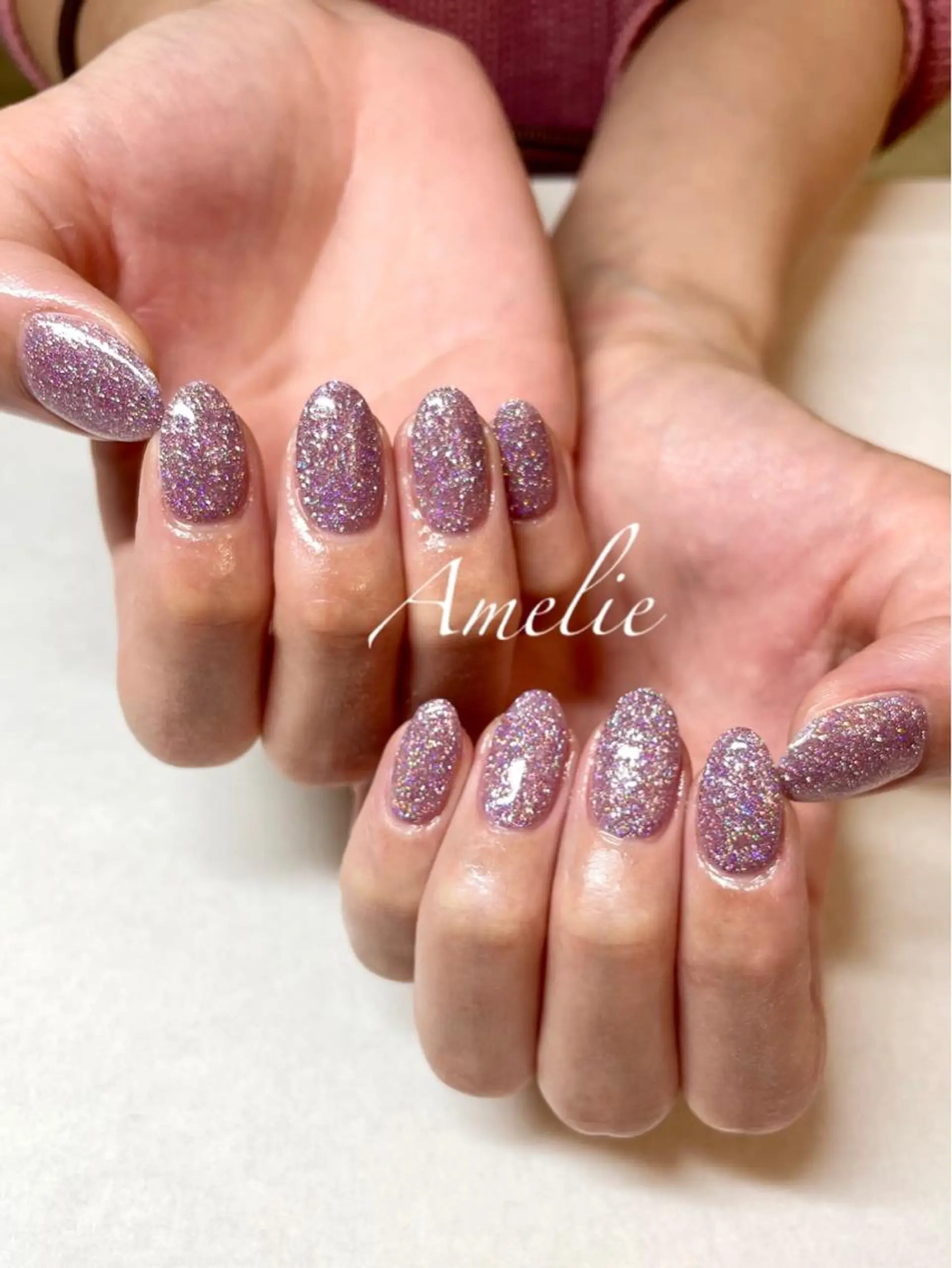 ネイル 長さ出し フラッシュネイル ジェルネイル キラキラネイル パラジェル yo koのネイルデザイン