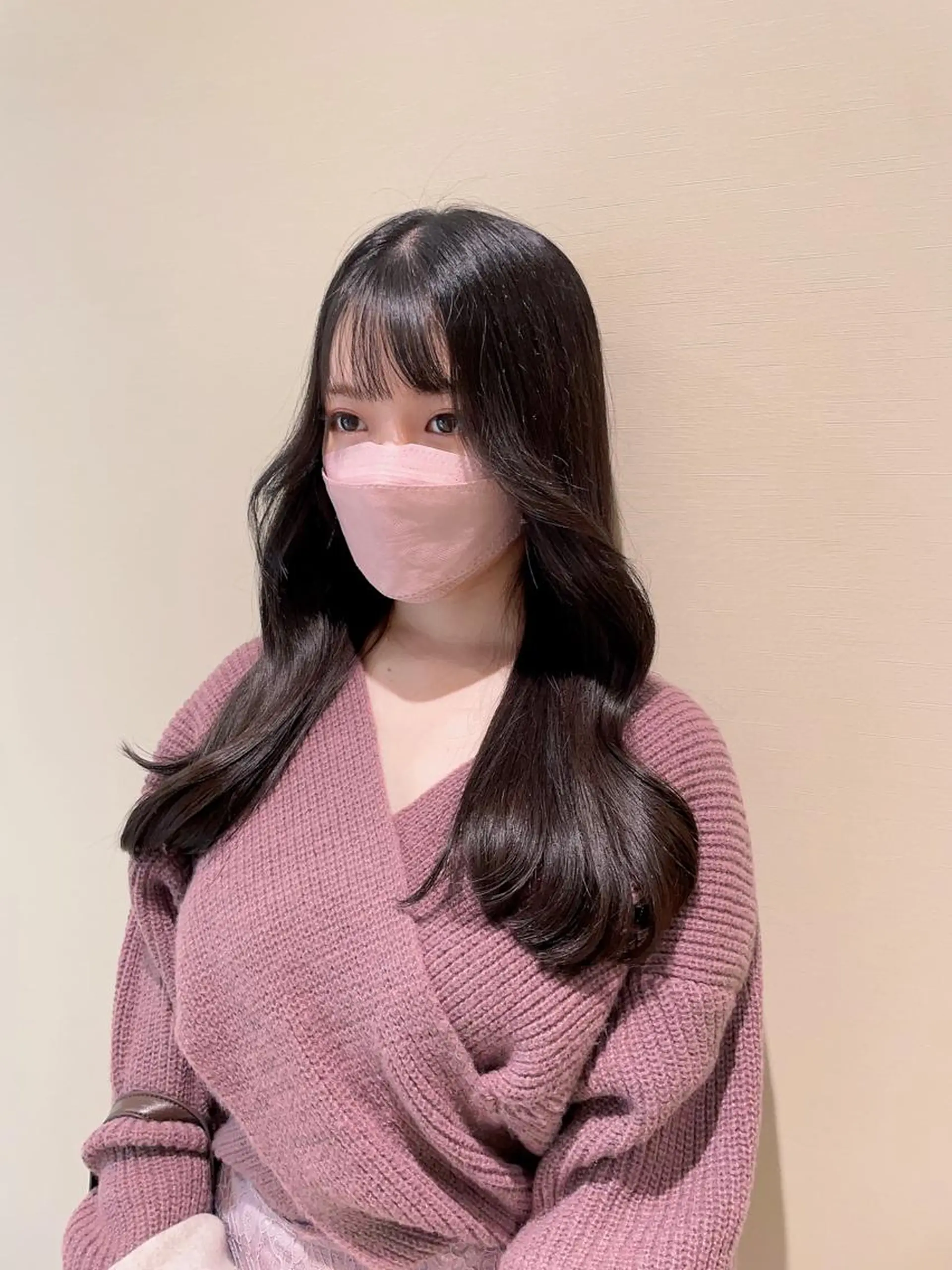 セミロング カラー ヘアアレンジ Ella所属・nana【艶髪】/ レイヤー/縮毛矯正のヘアスタイル