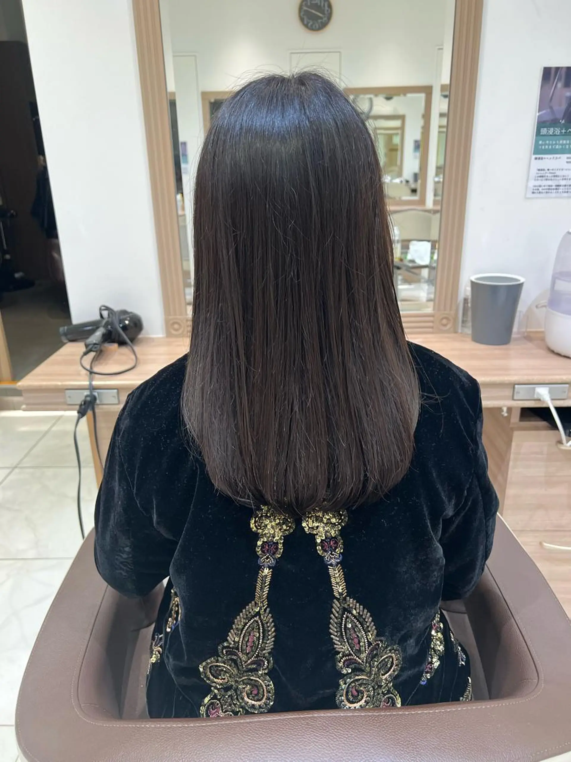 セミロング 顔周り/韓国レイヤー junkaのヘアスタイル