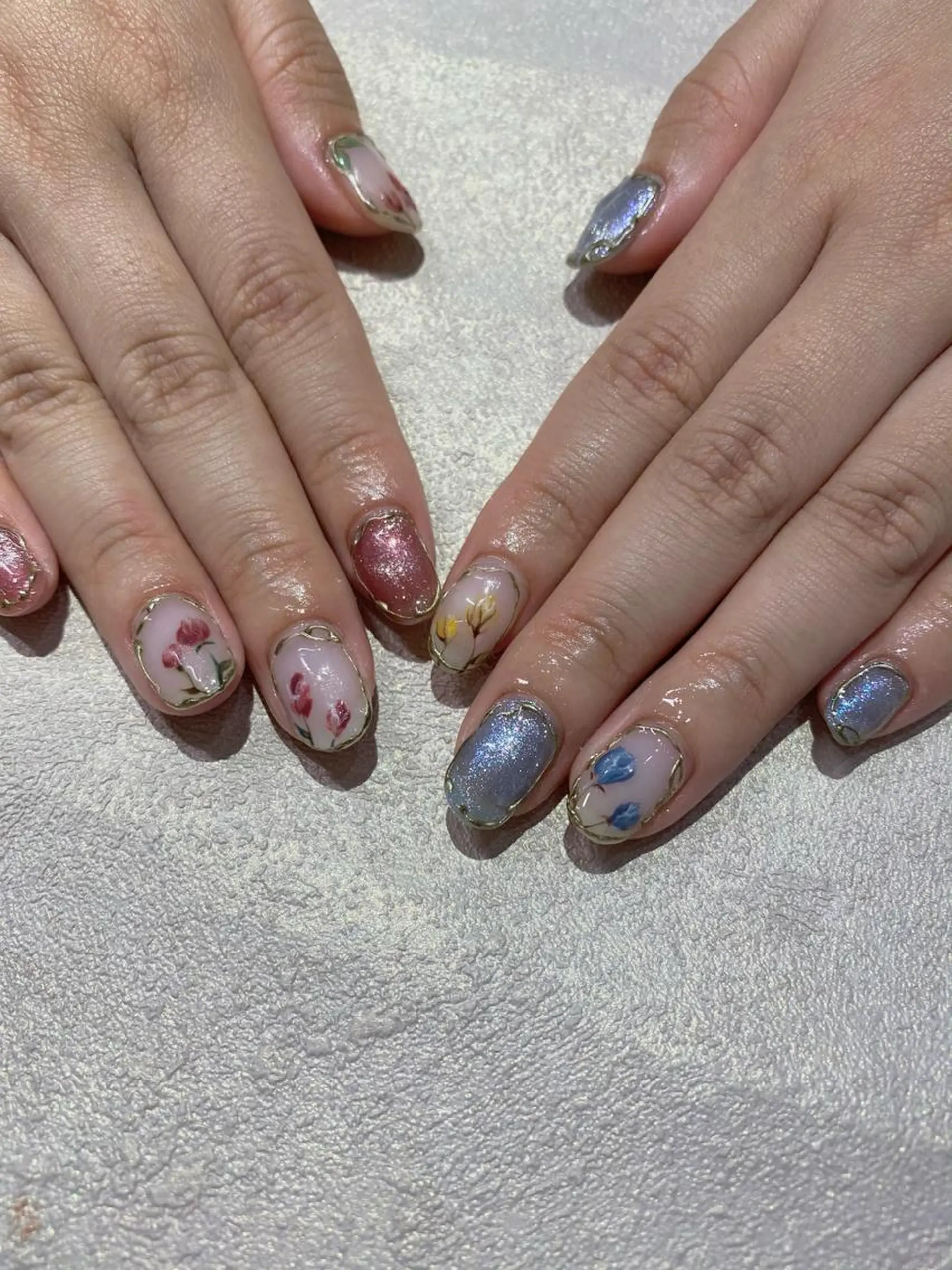 ネイル Amber21.所属・Nagahama Akariのネイルデザイン