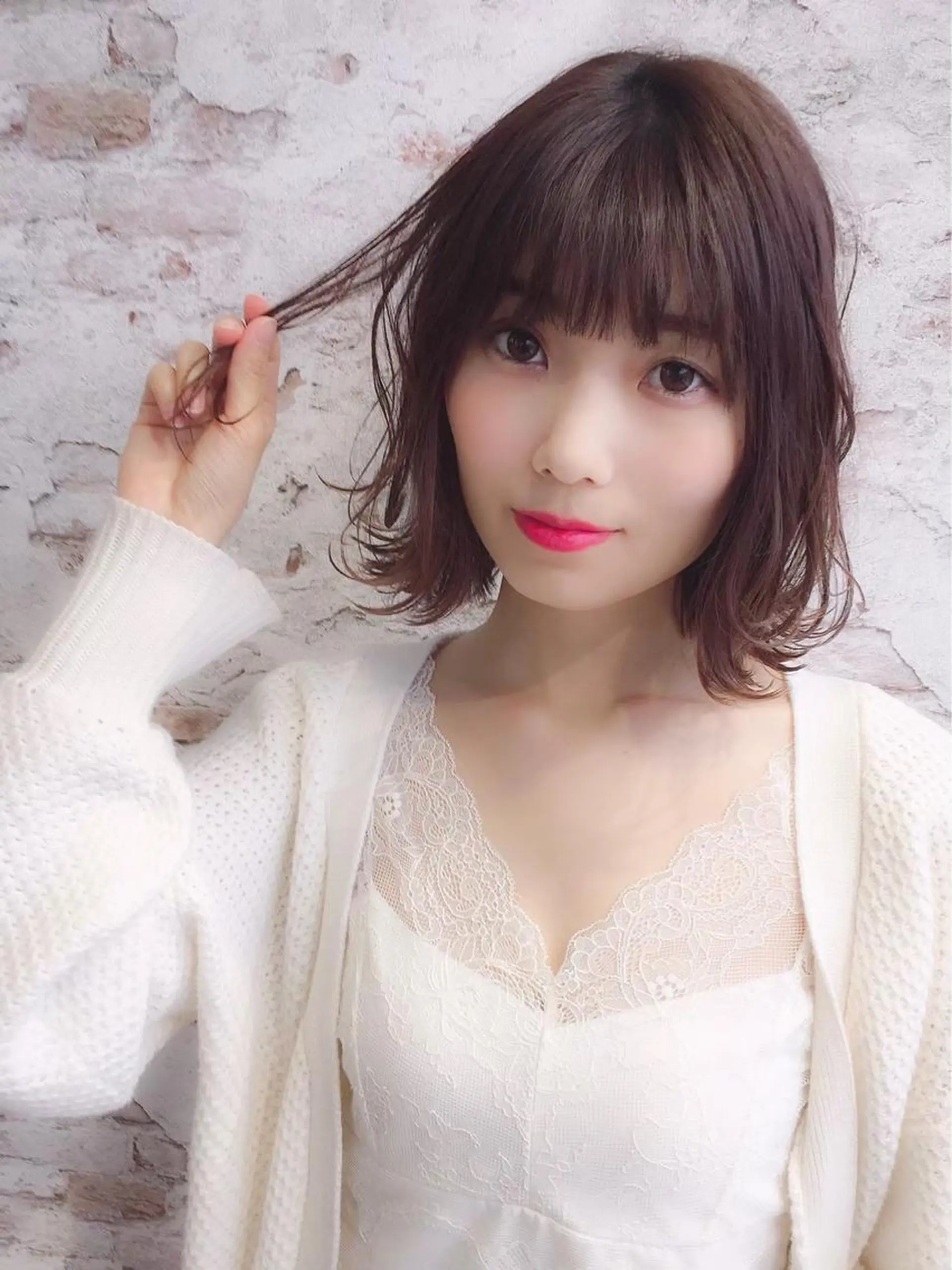 ショート カラー ヘアアレンジ イルミナカラー 當間 大知のヘアスタイル