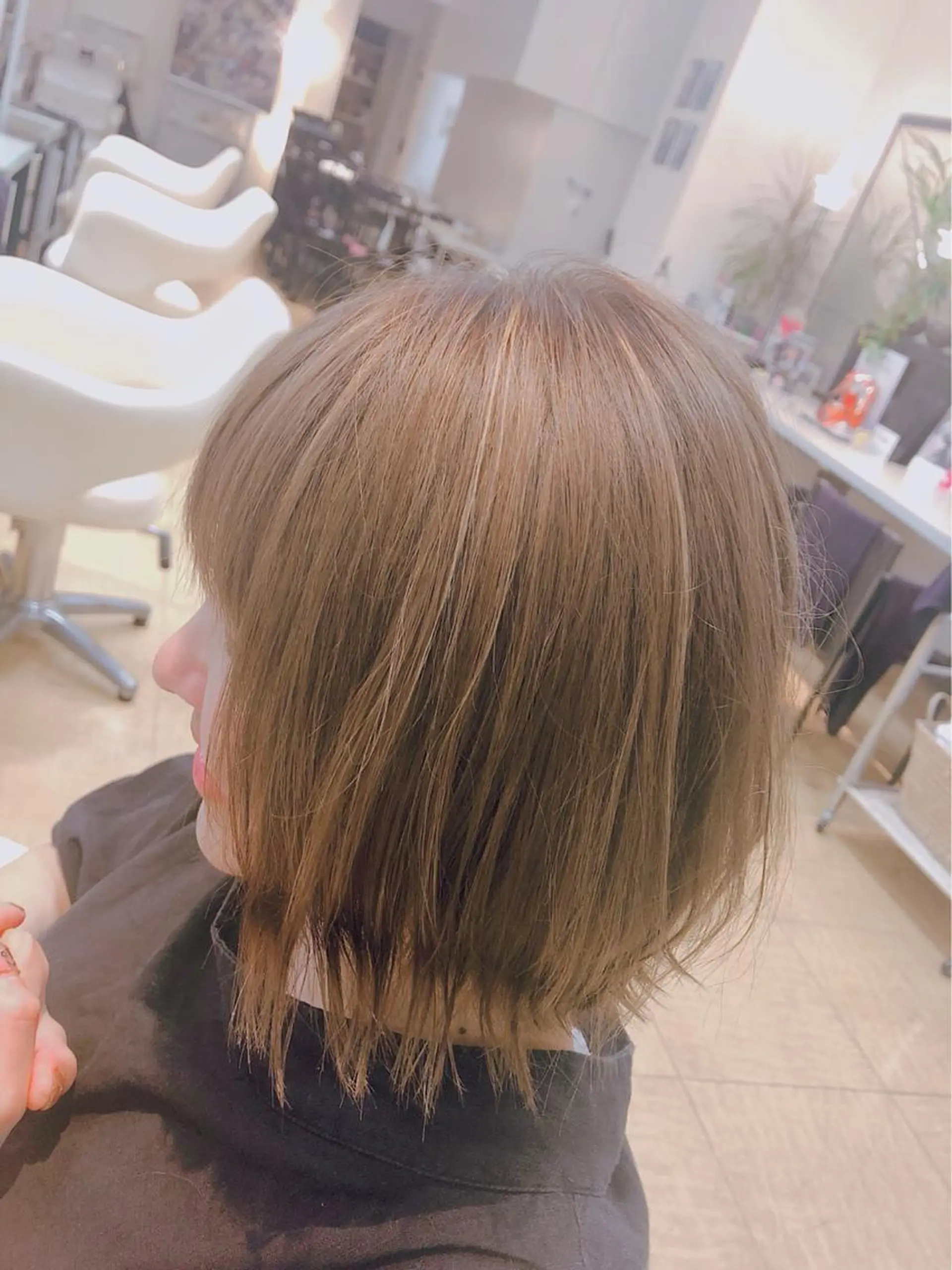 ショート ハイライト 【髪質改善特化】 新宿/縮毛矯正/セラのヘアスタイル
