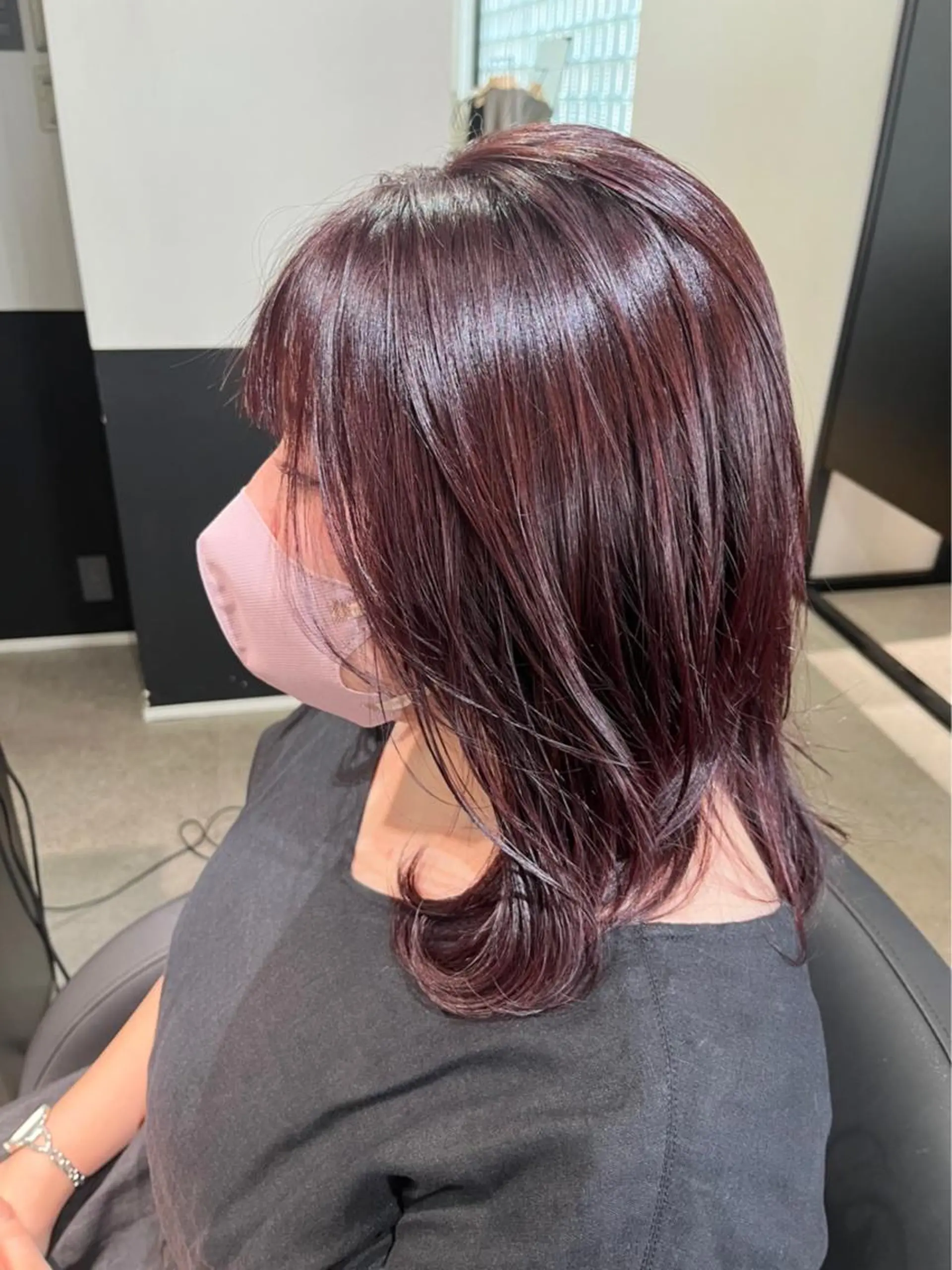 ミディアム カラー 阪急/箕面/髪質改善 /千夏のヘアスタイル