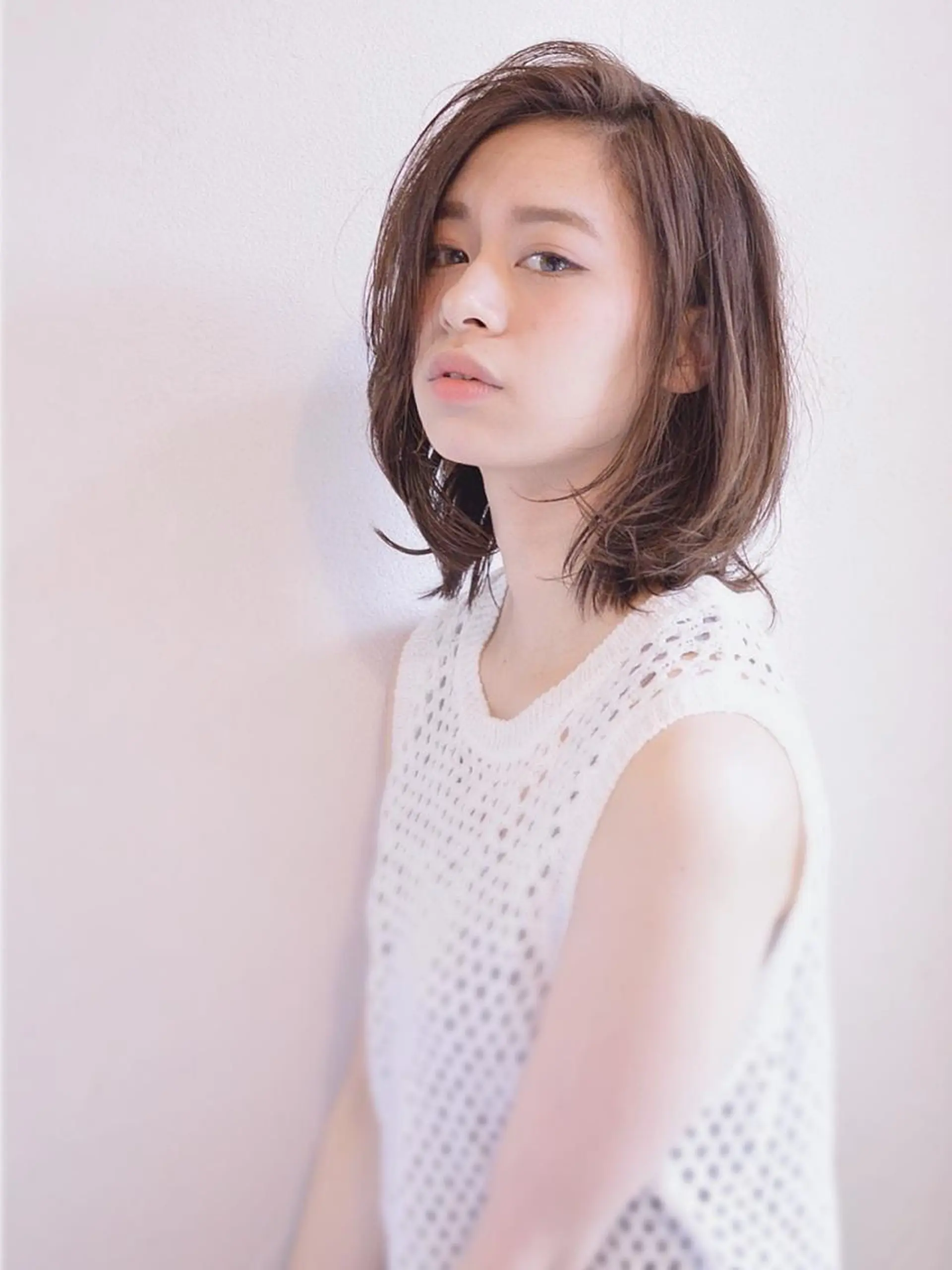 ミディアム カラー パーマ 小顔ショート✁ ⁂Yukari⁂のヘアスタイル