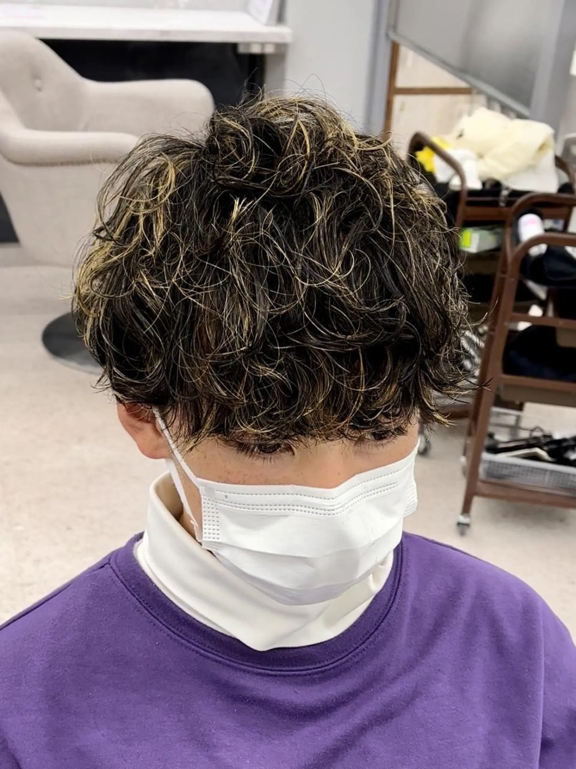 メンズ カット ヘアカラー 🍐シャドウパーマ メンズ特化/守岡🍐のヘアスタイル