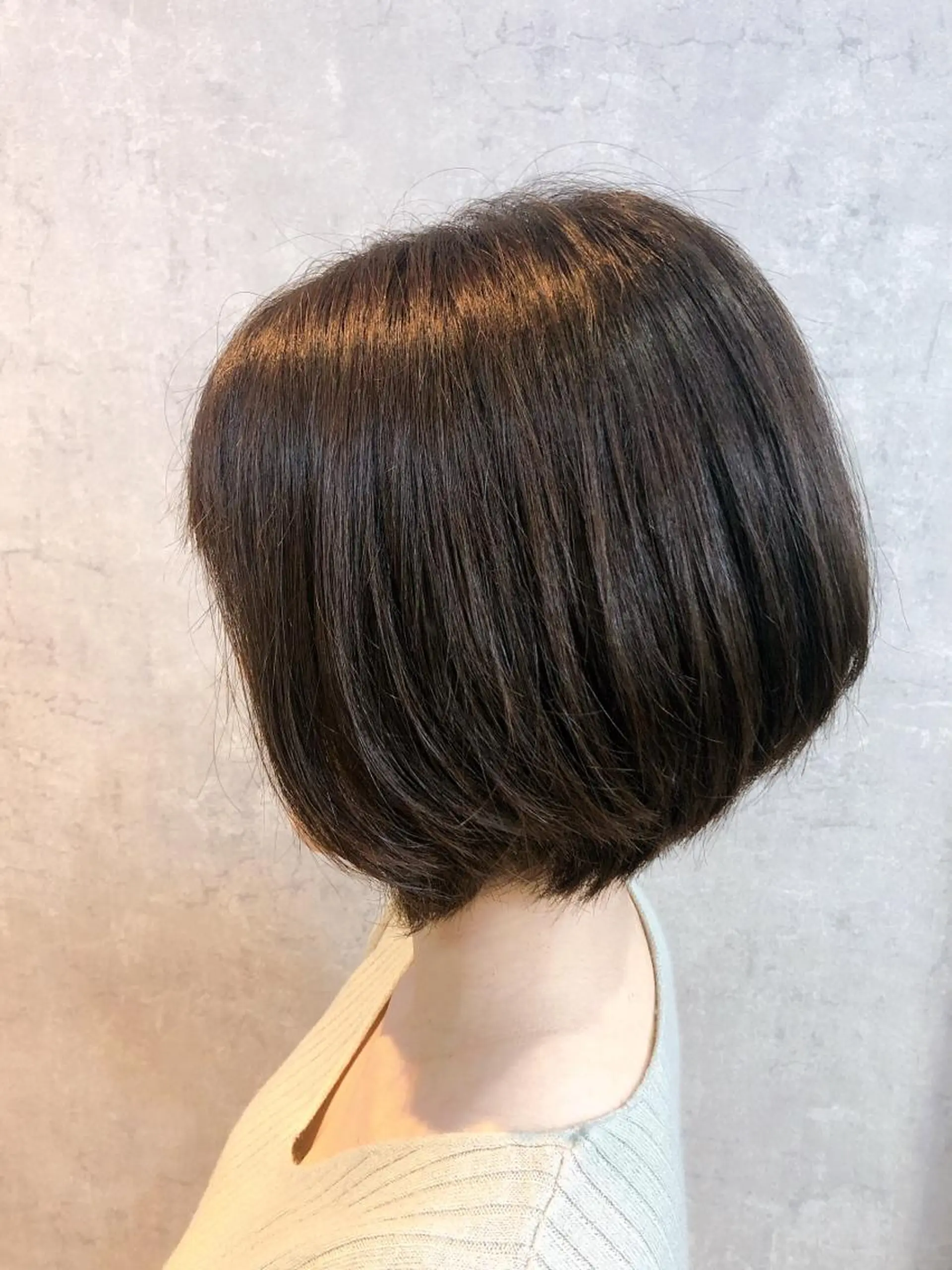 ショート ショートボブ ボブ くせ毛 ショートヘア カット ヘッドスパ SAKURA所属・鹿取 三紗子のヘアスタイル