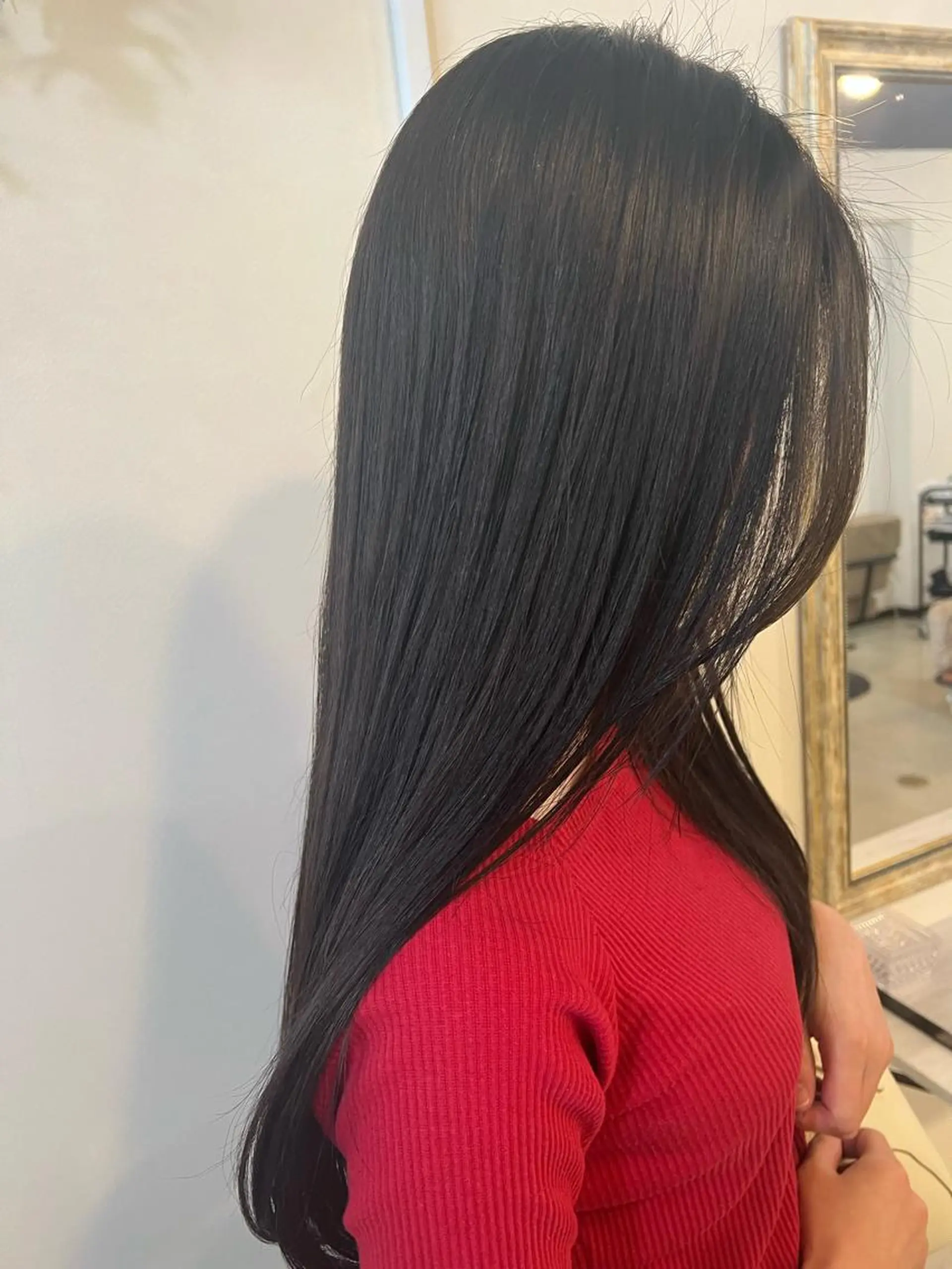 ロング カラー カット 縮毛矯正 トリートメント Sherry/R 三川町 ayakaのヘアスタイル