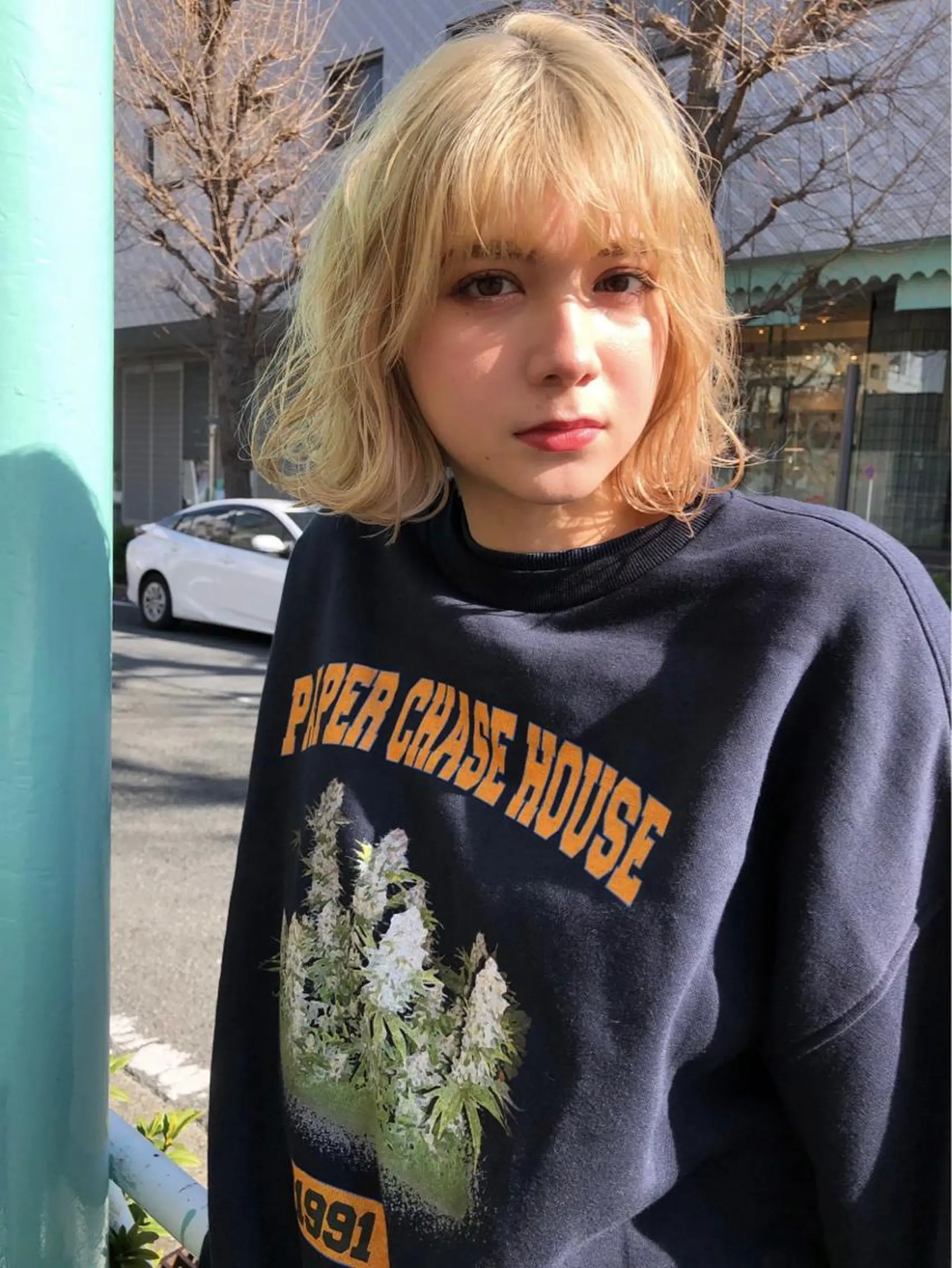 ショート カラー カット ヘアカラー トリートメント mood tatemachiのヘアスタイル