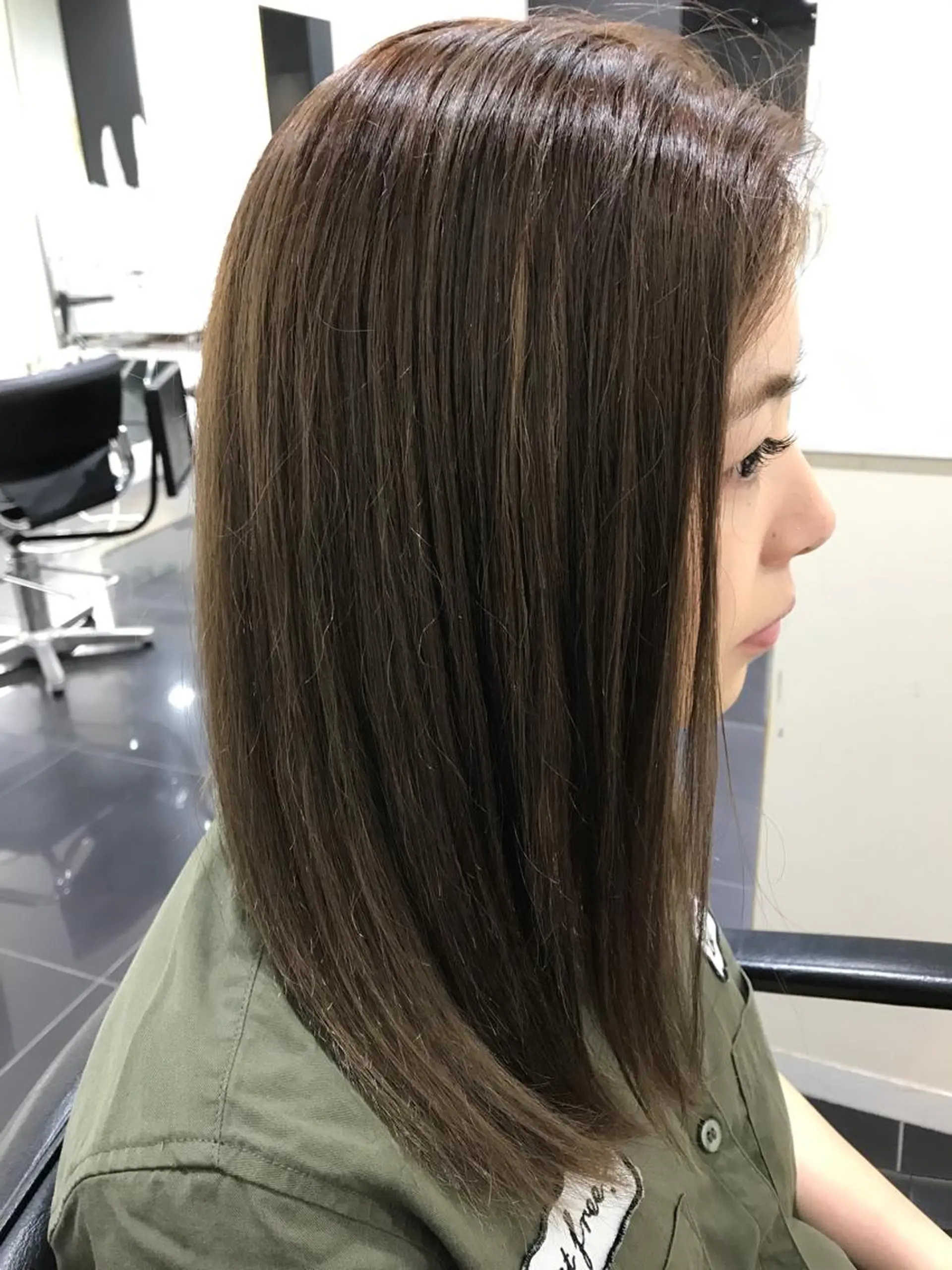 ロング カラー 関口 友行のヘアスタイル