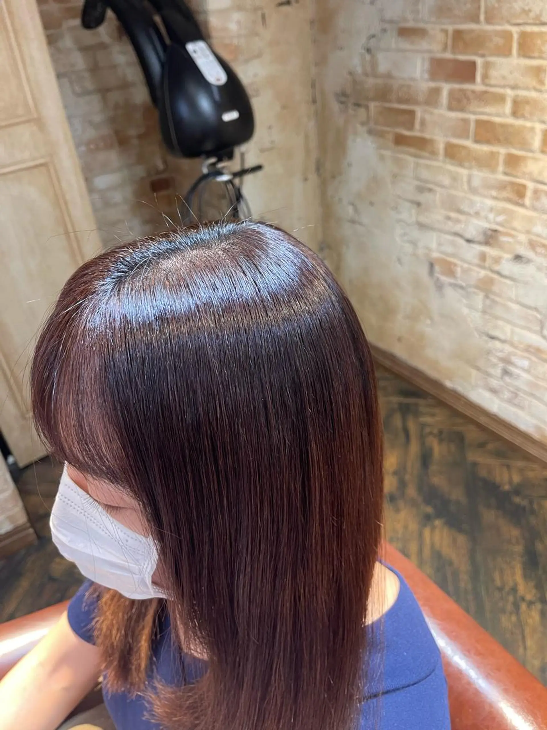 ロング 縮毛矯正 luce所属・千代 夏輝のヘアスタイル